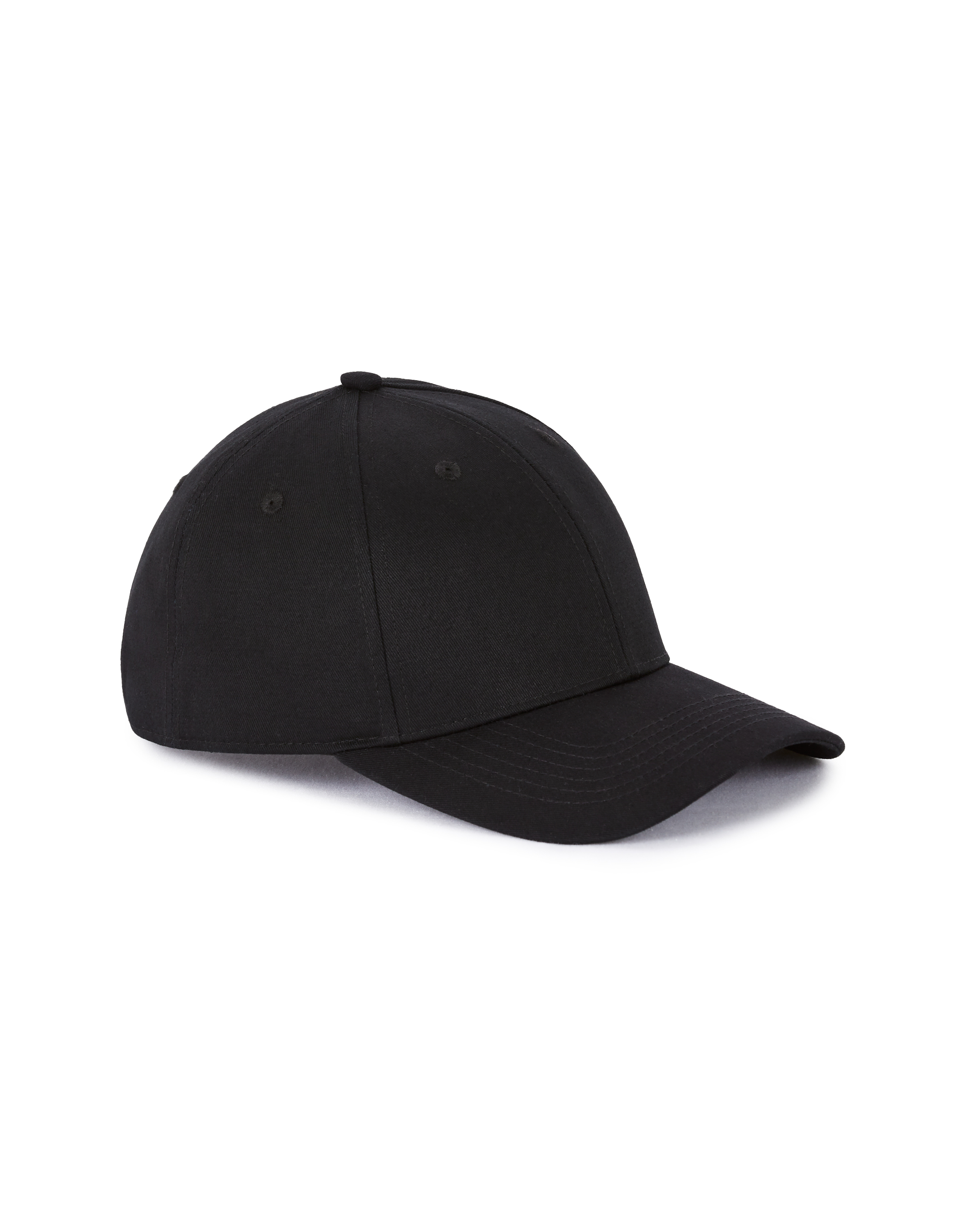 Casquette unie 100% coton - noir