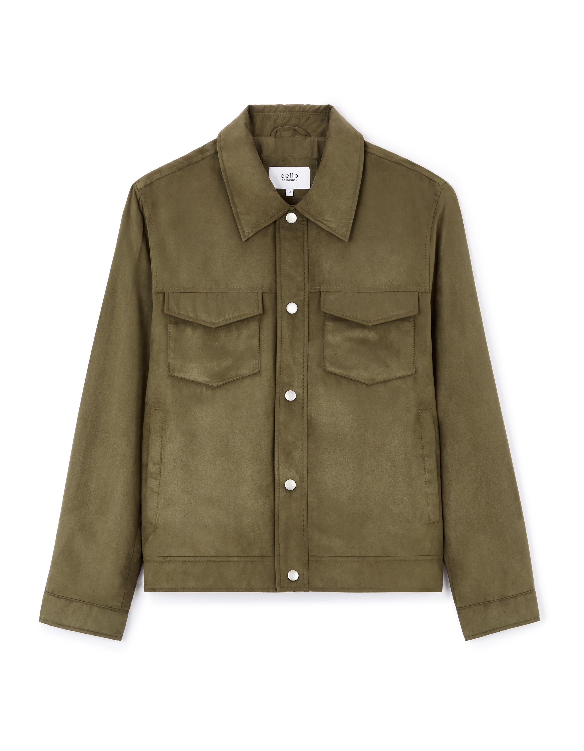 Veste col chemise - kaki