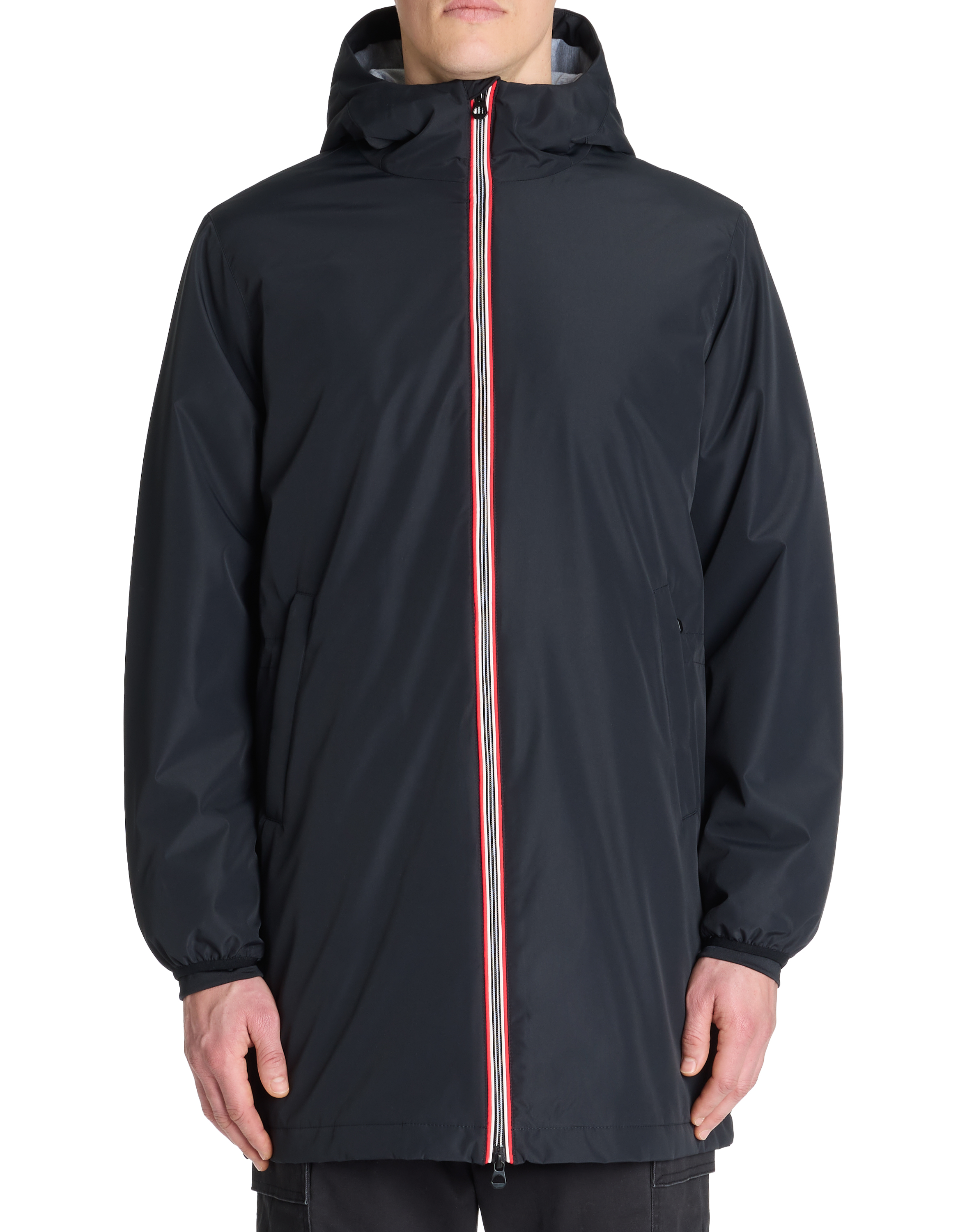 Parka capuche fixe - noir - camaieu - Modalova