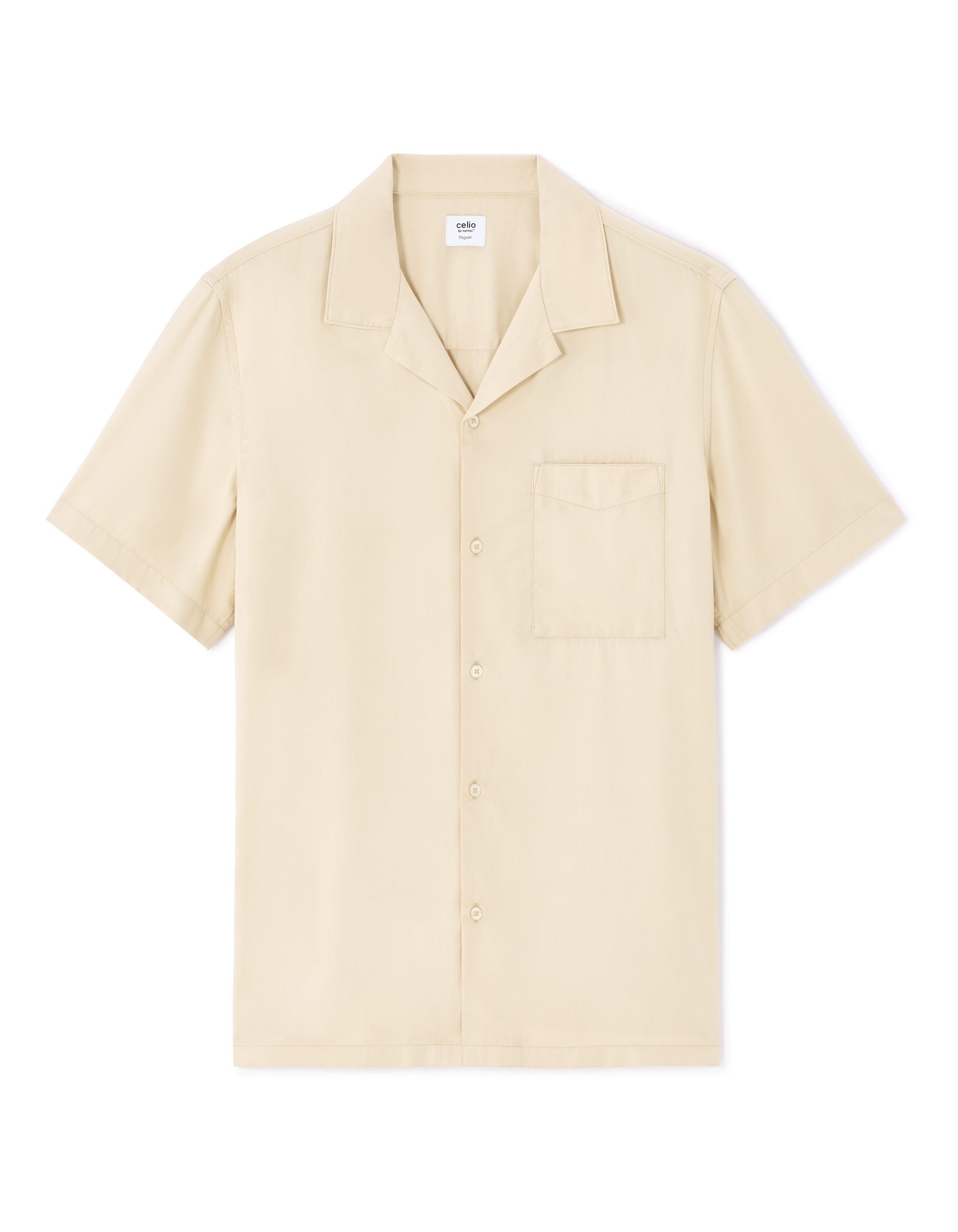 Chemisette regular 100% viscose - écru