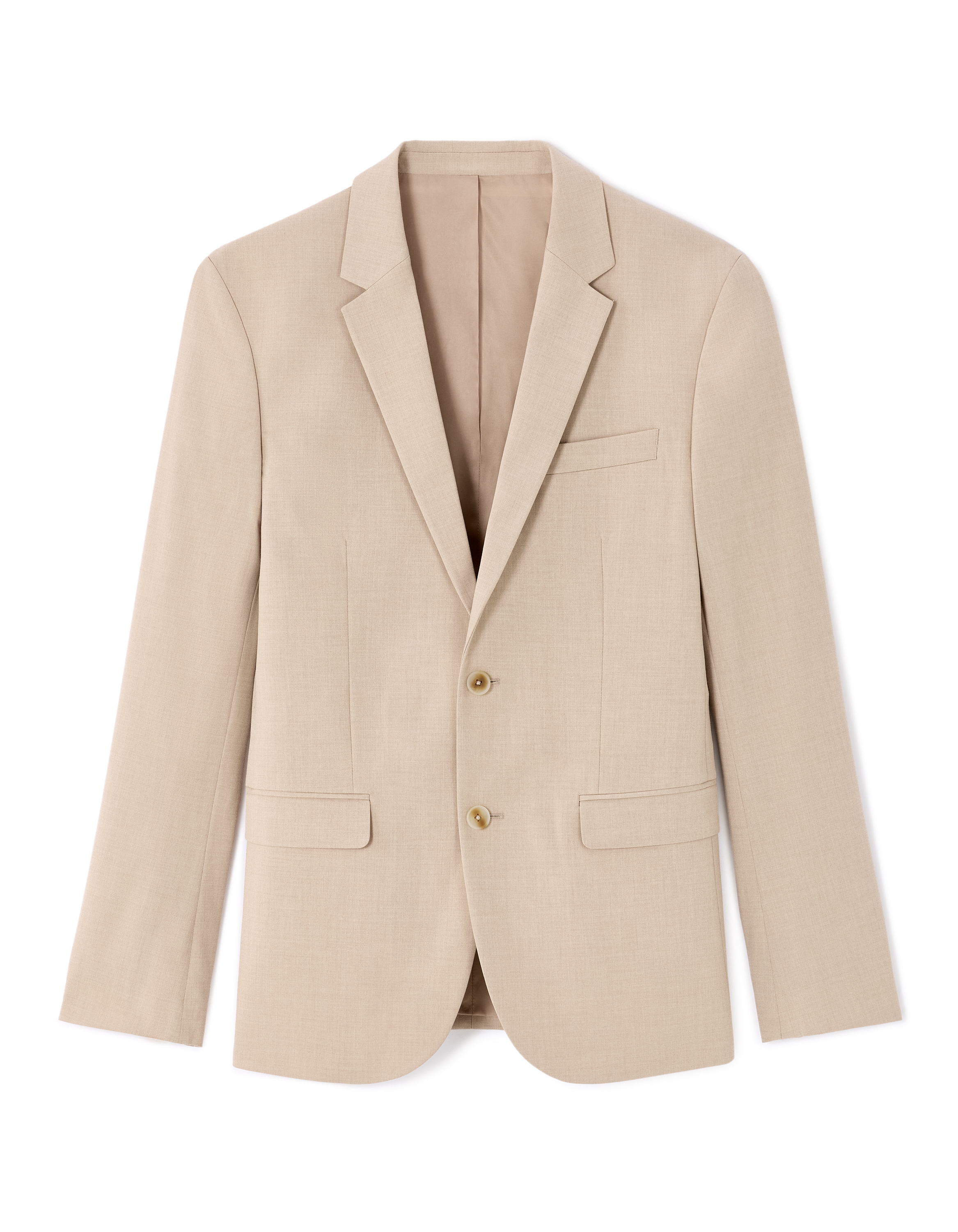 Veste de costume slim stretch - beige