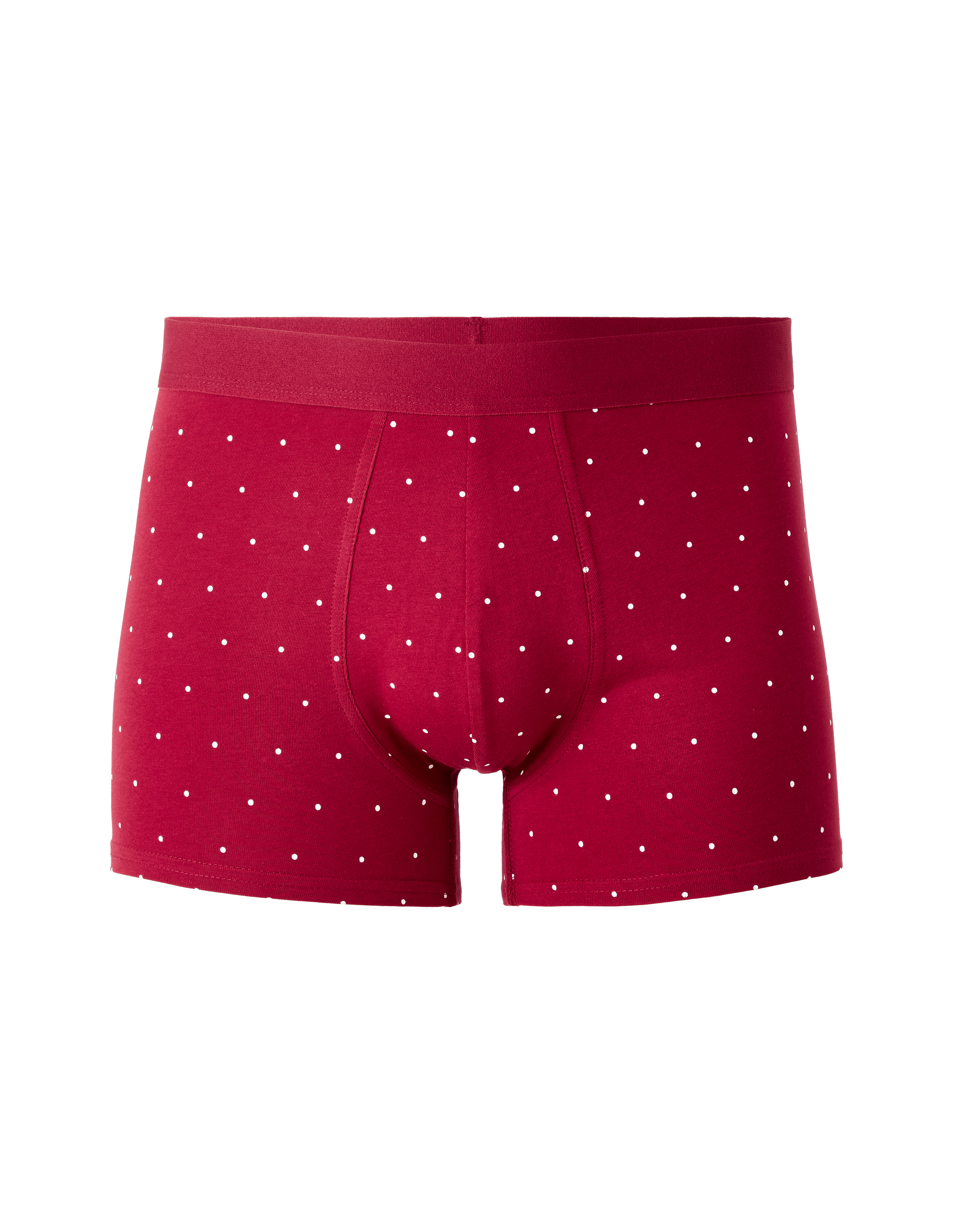 Boxer à pois - rouge