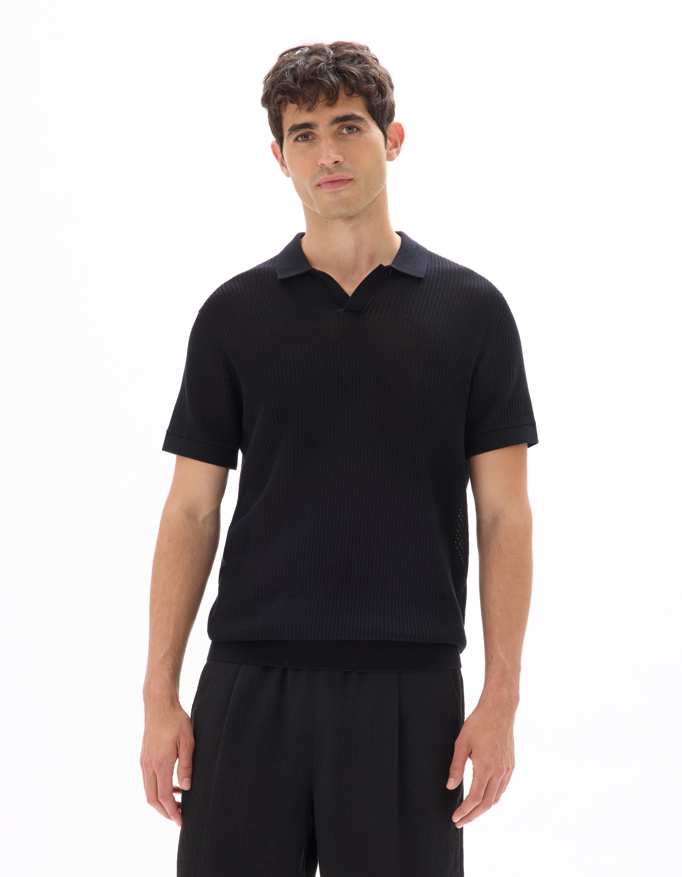 Polo regular en maille 100% coton - camaieu - Modalova