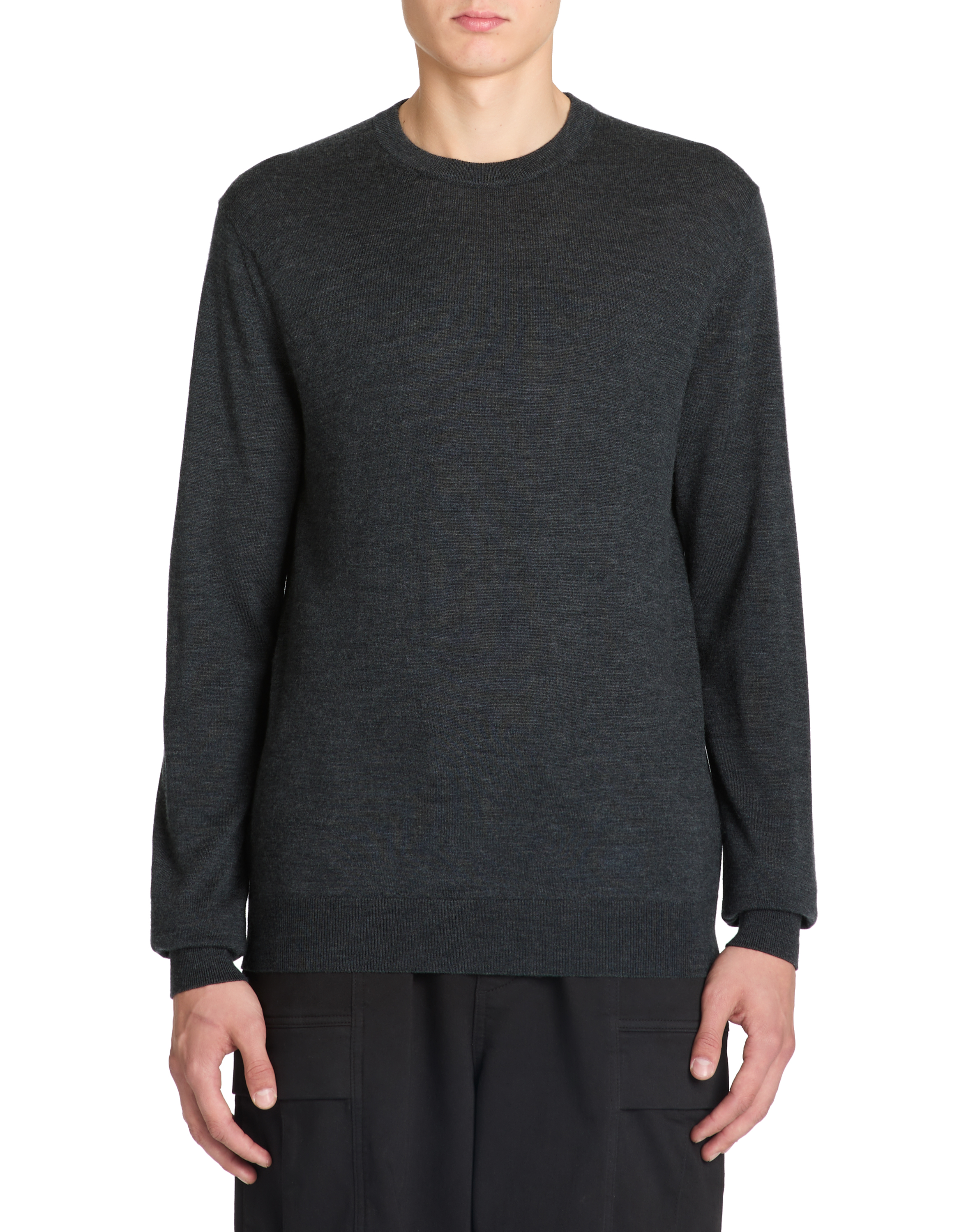 Pull col rond 100% laine mérinos - camaieu - Modalova