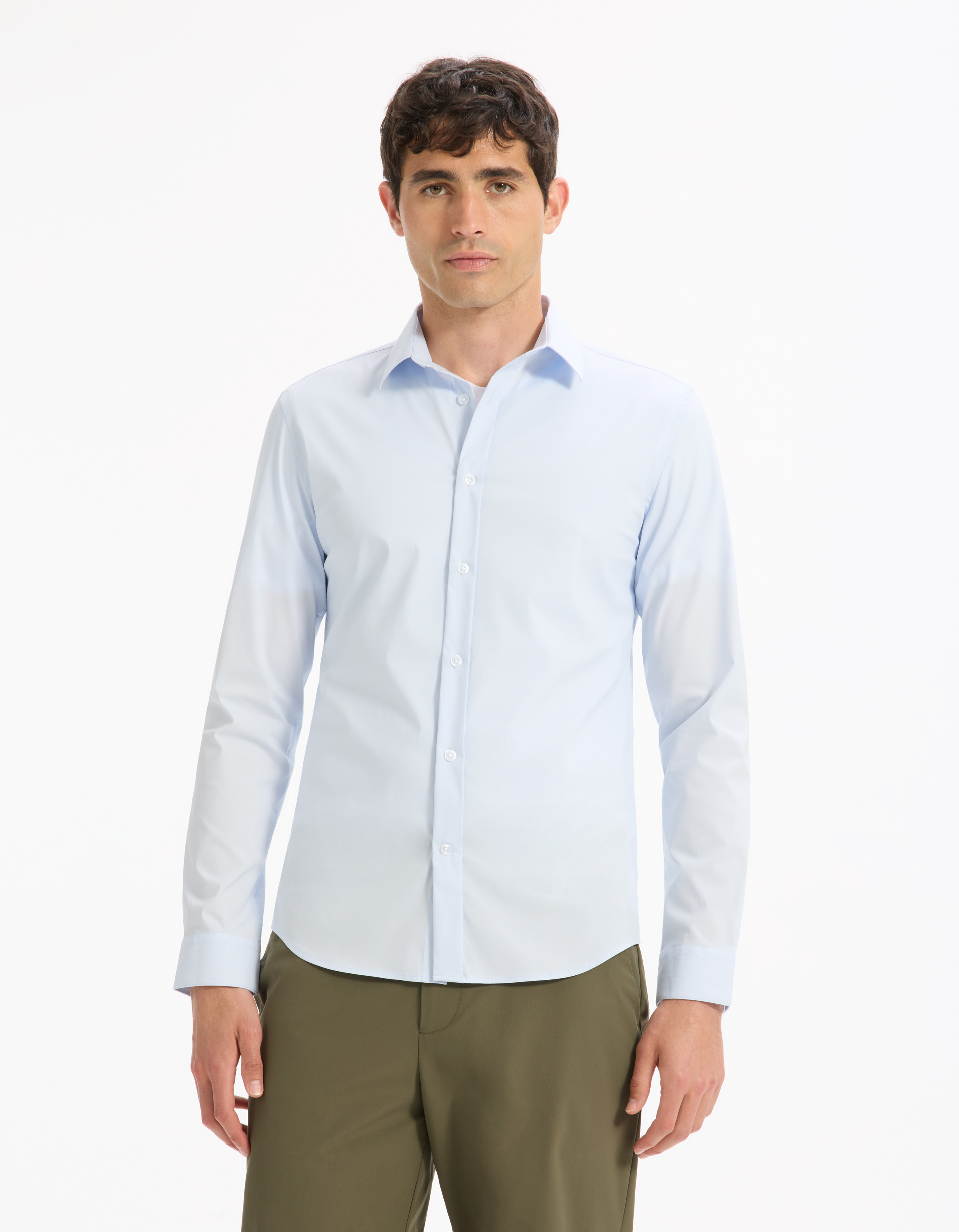 Chemise extra slim coton stretch - camaieu - Modalova