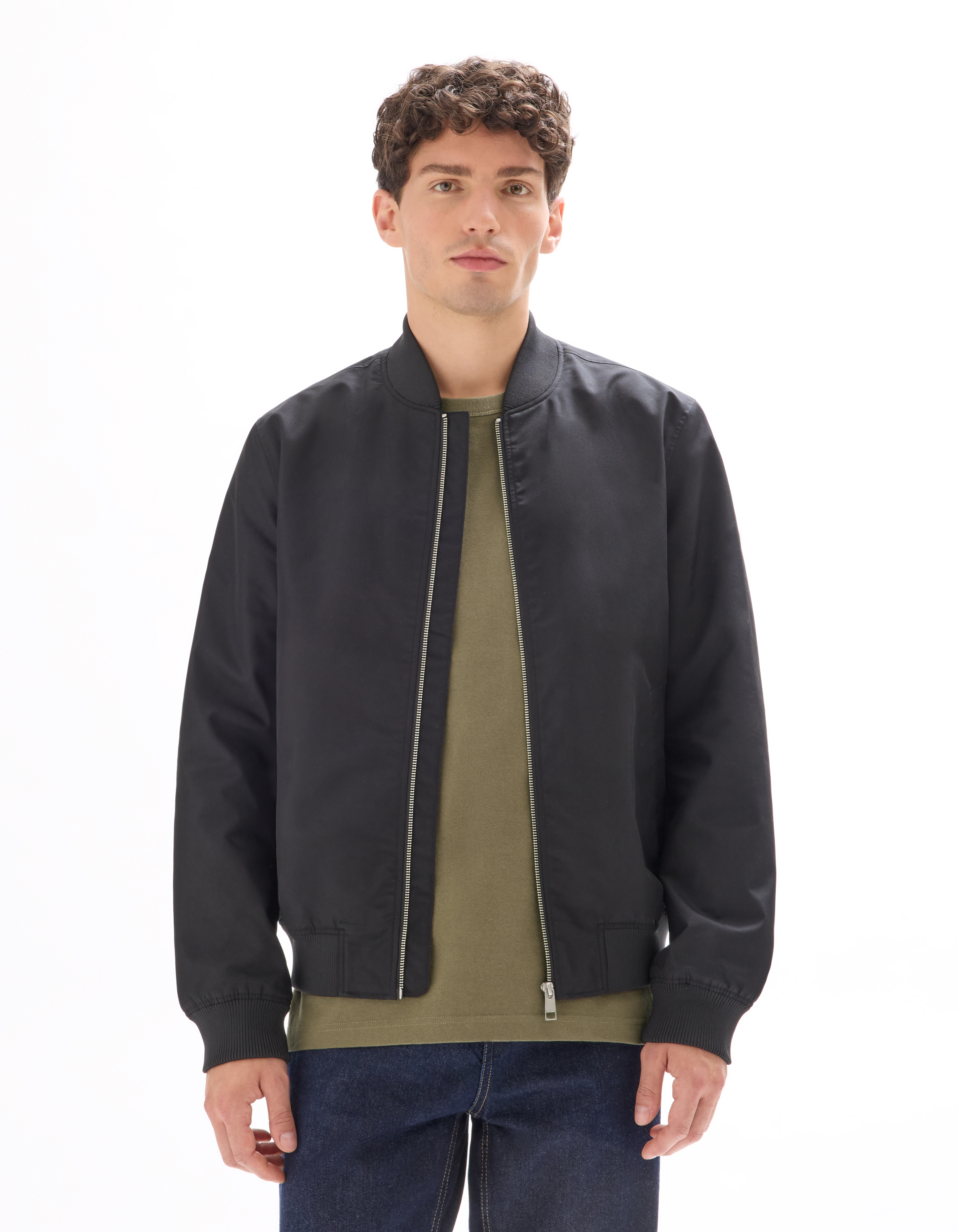 Bomber léger - noir - camaieu - Modalova