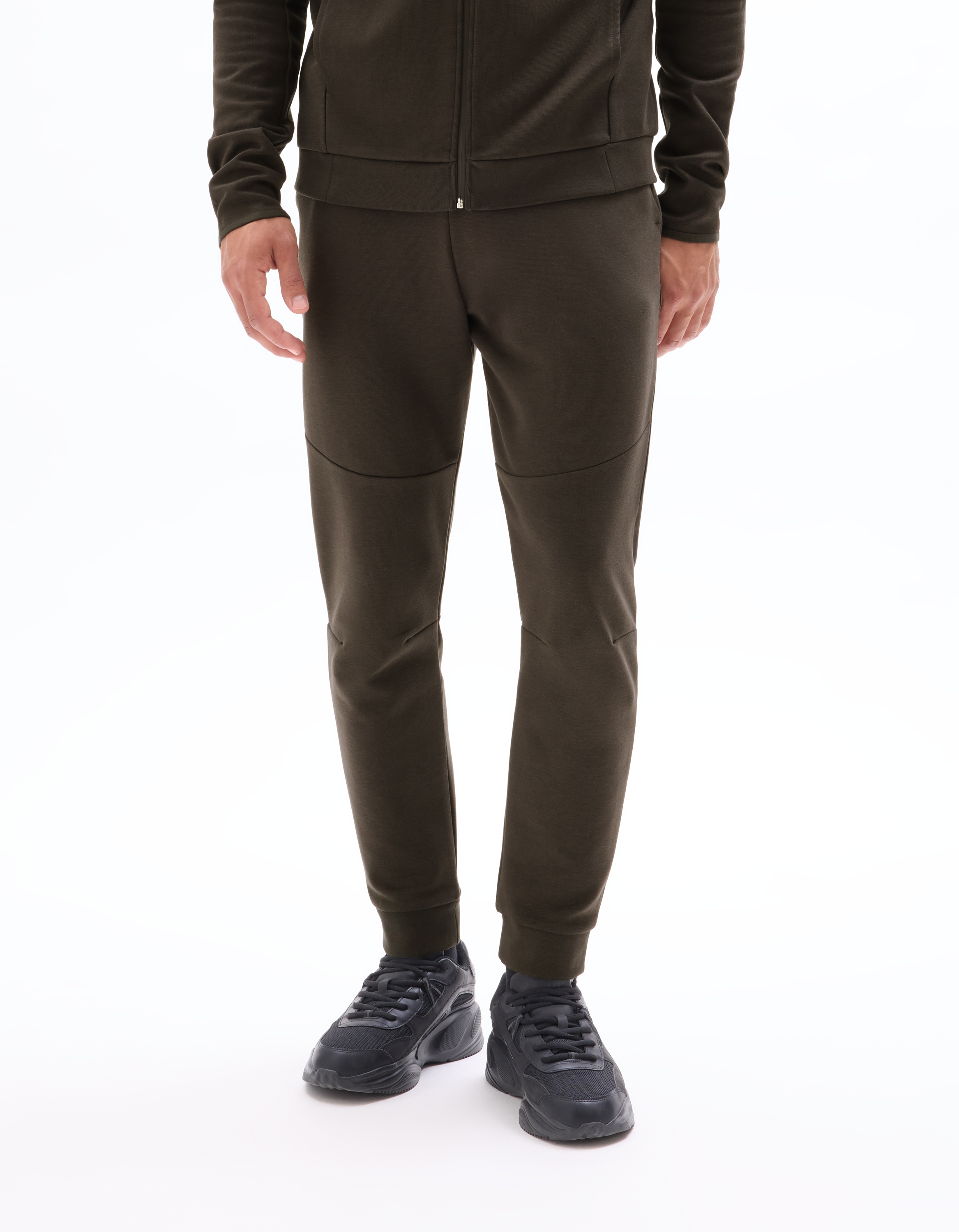 Pantalon jogging slim en maille - camaieu - Modalova