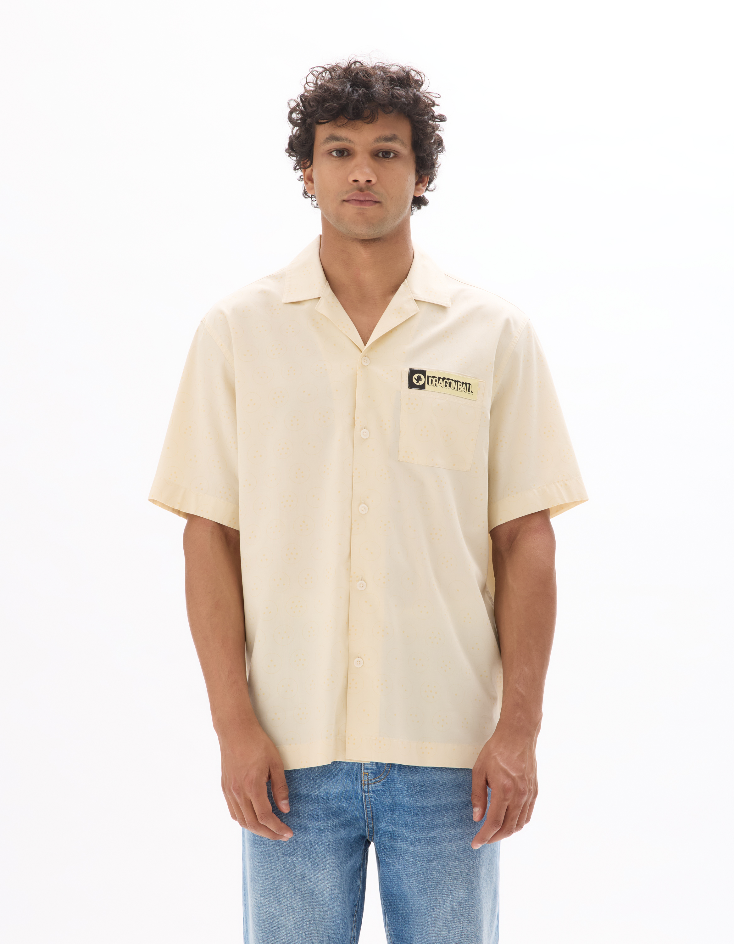 Dragon Ball - Chemise beige - camaieu - Modalova