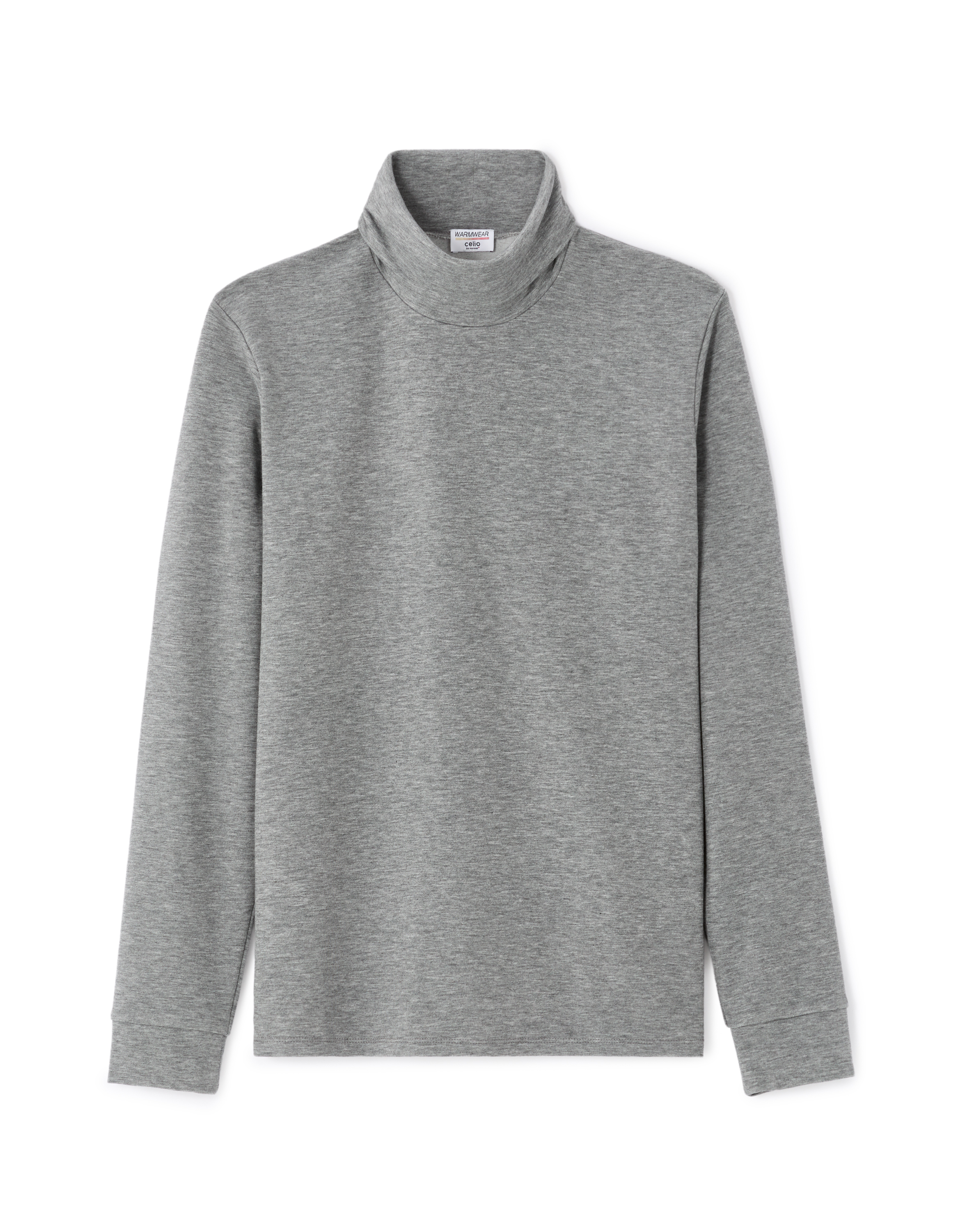 T-shirt col roulé warmwear Niveau 2 - gris