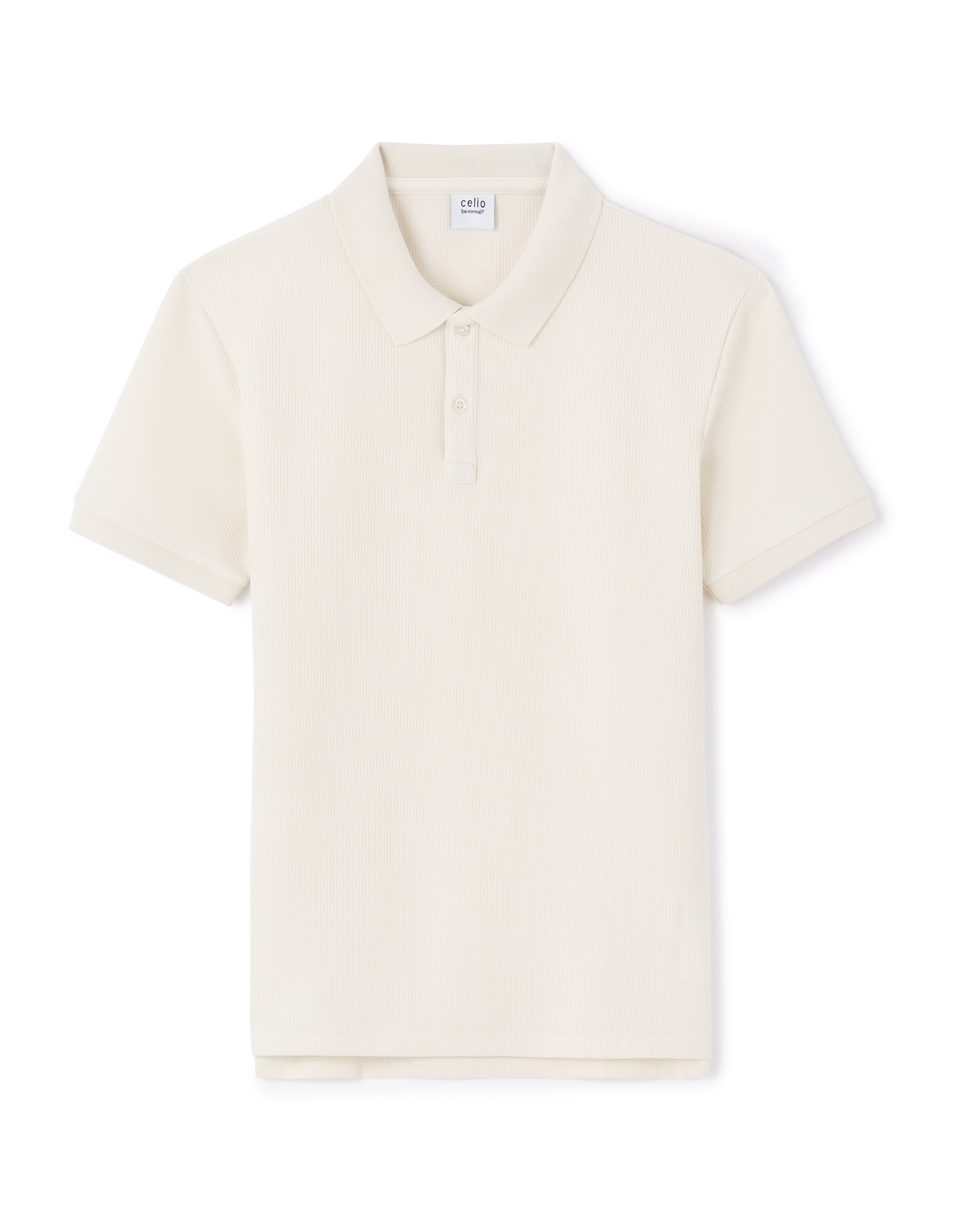 Polo regular 100% coton stretch - beige