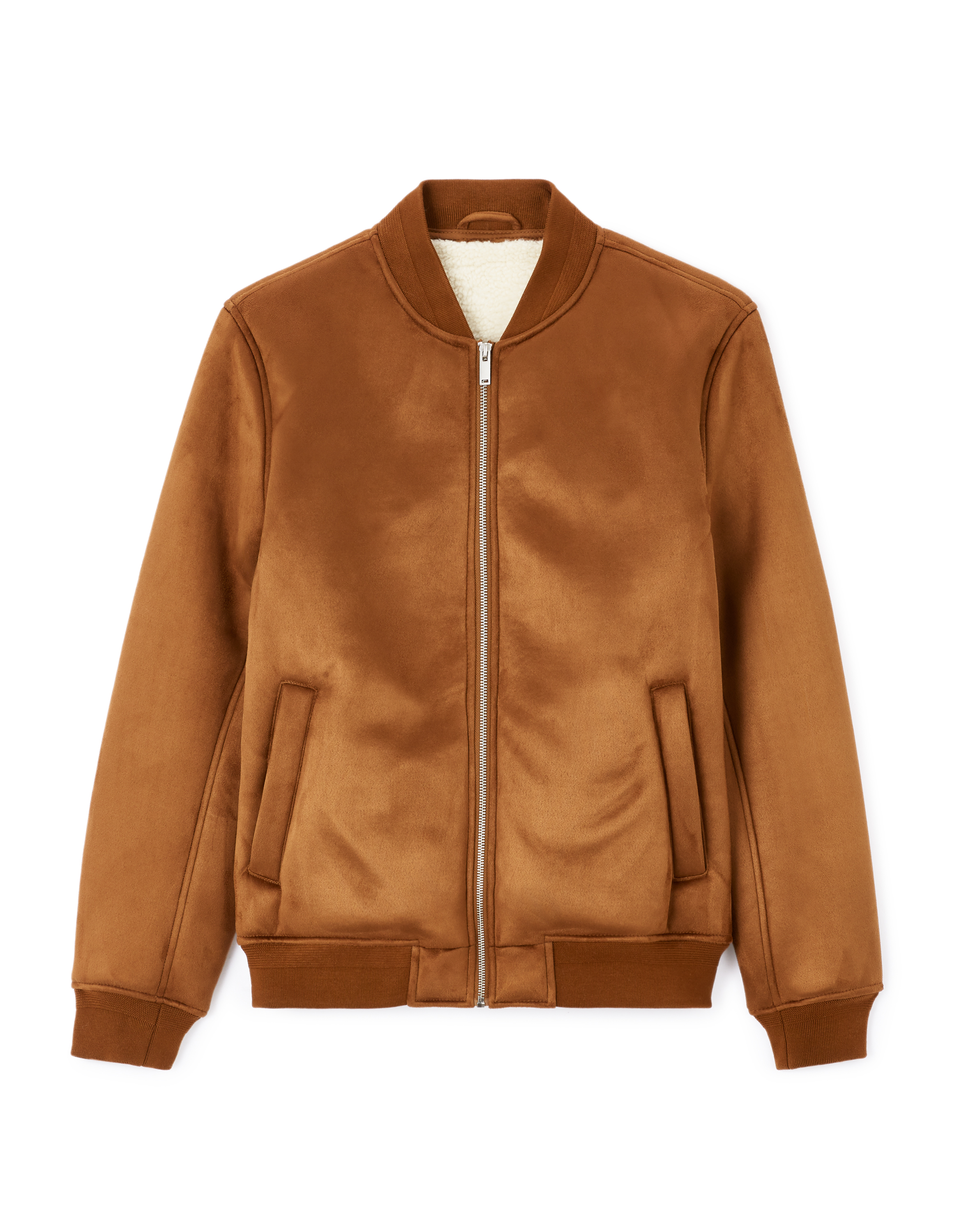Bomber col bomber - marron