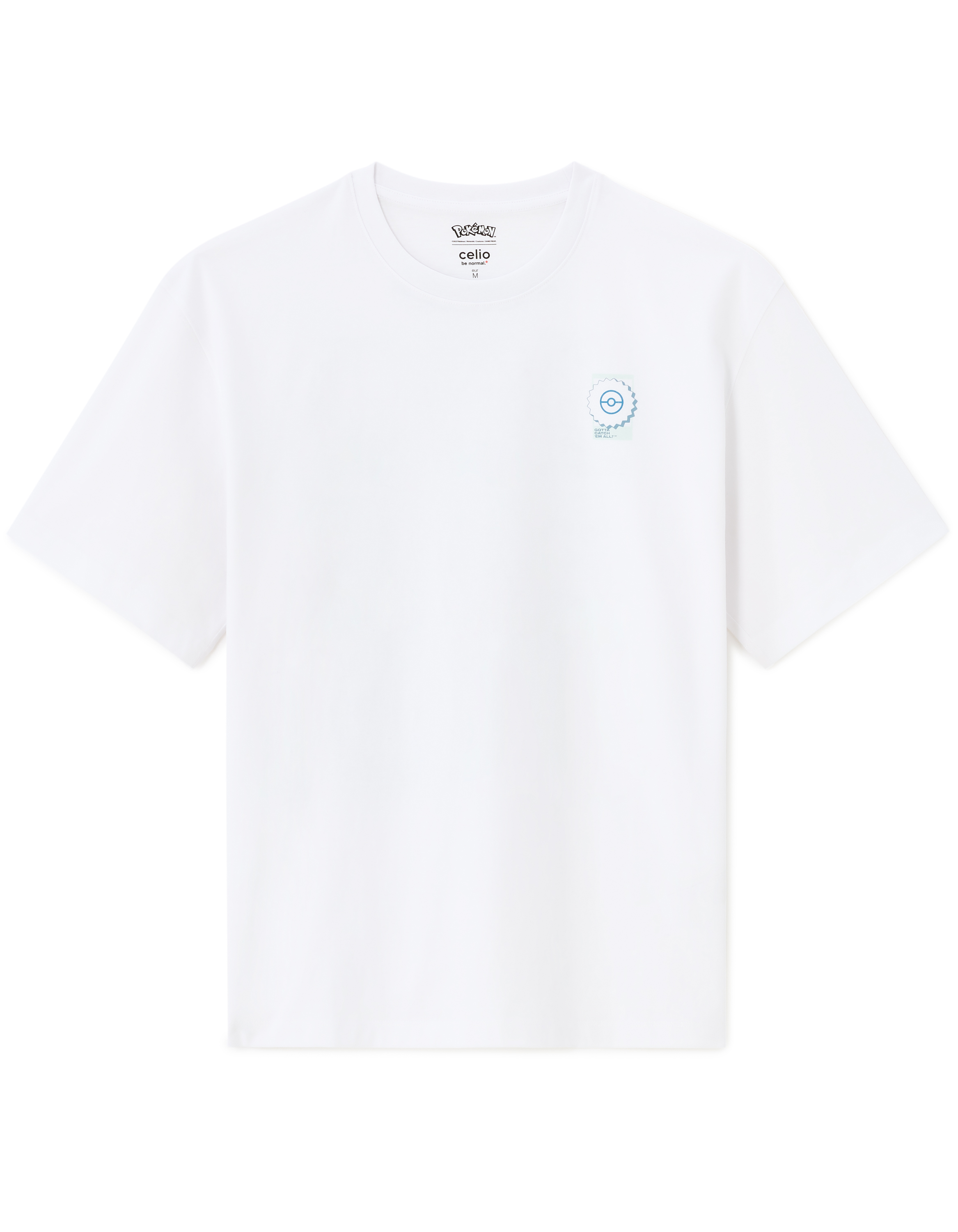 Pokémon - T-shirt blanc starters eau