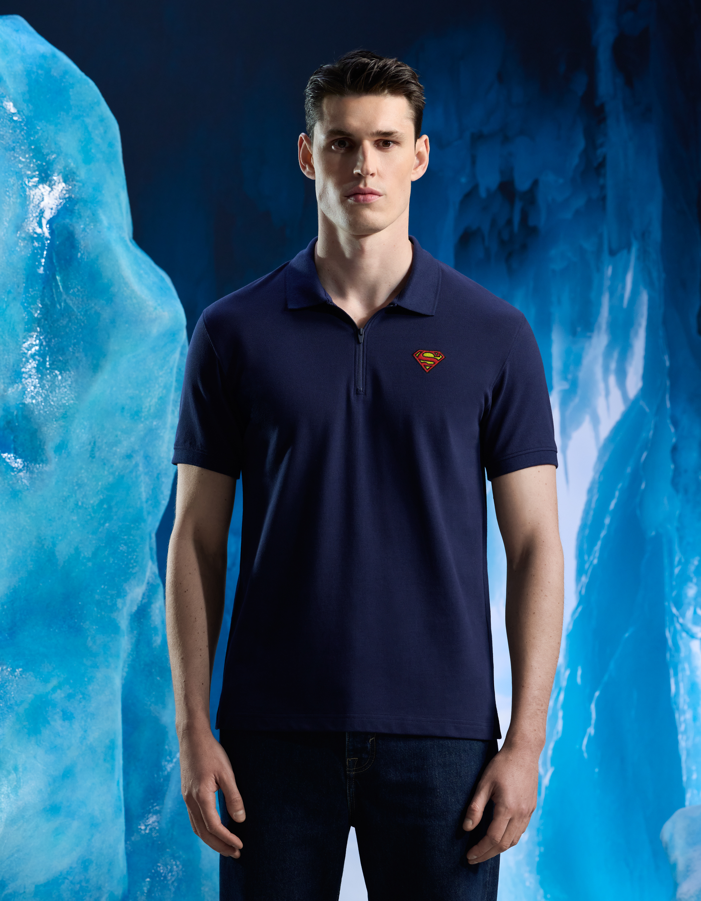 Superman - Polo marine - camaieu - Modalova