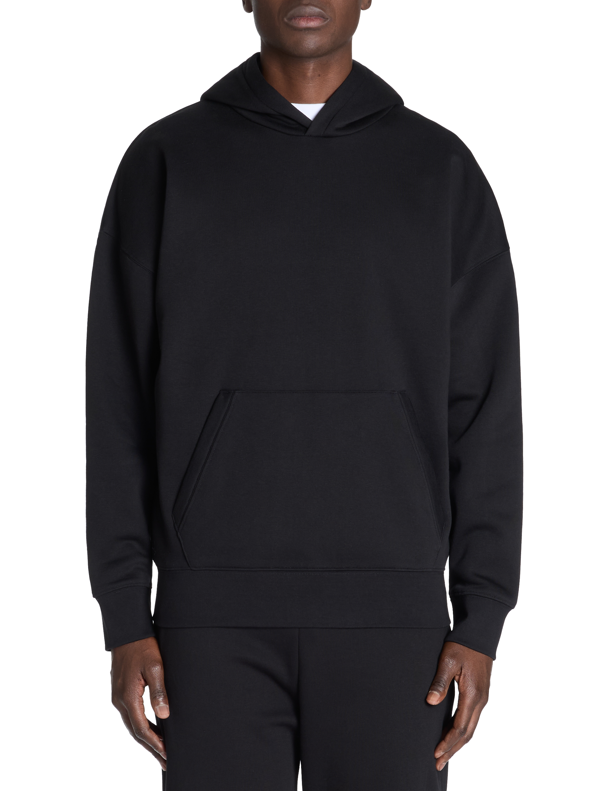 Sweat oversize capuche coton mélangé - camaieu - Modalova