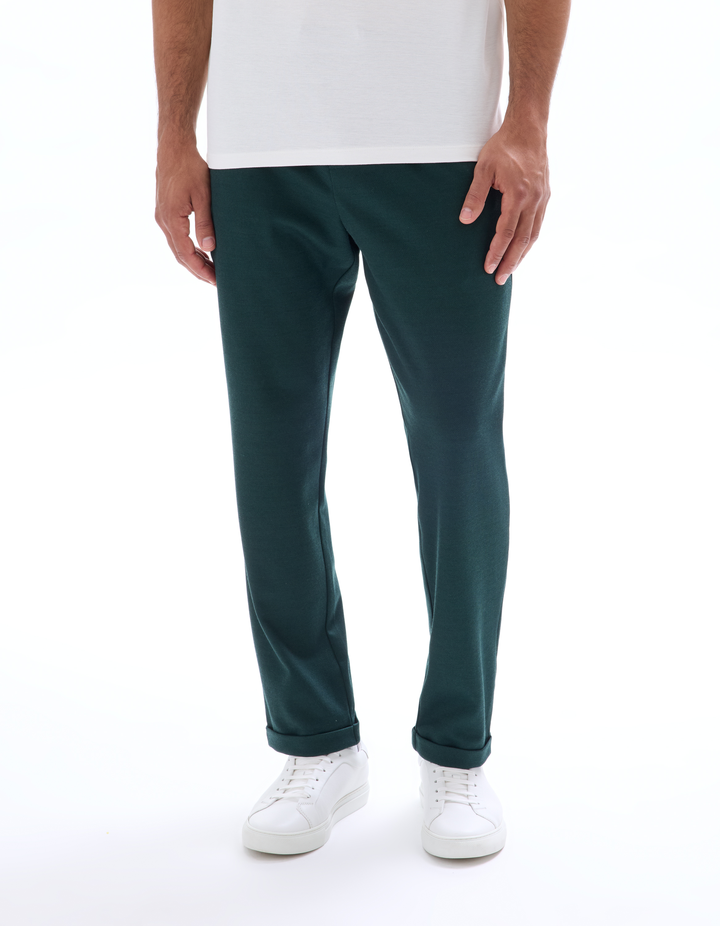 Pantalon 24H slim stretch - vert foncé - camaieu - Modalova