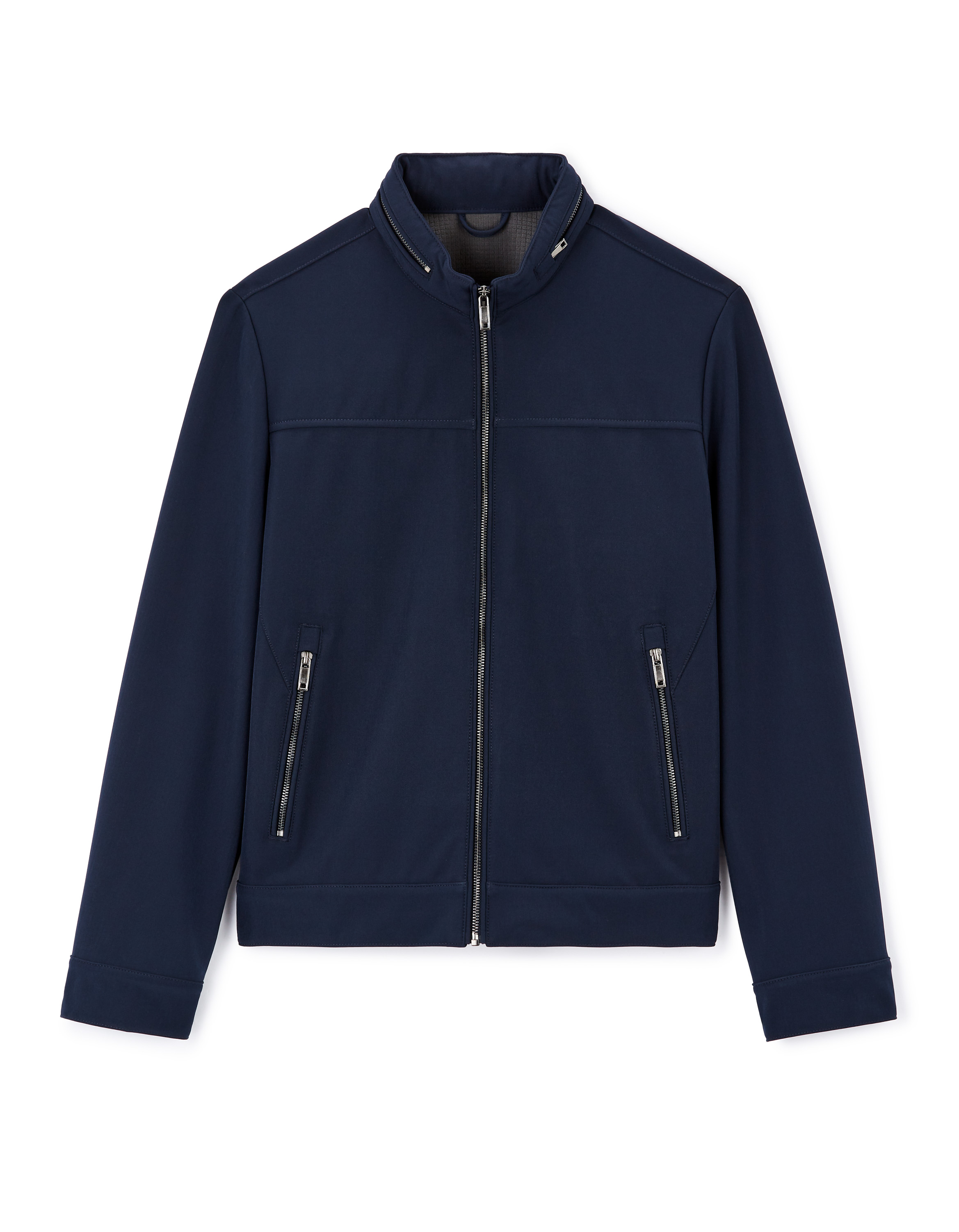 Blouson softshell col montant - marine