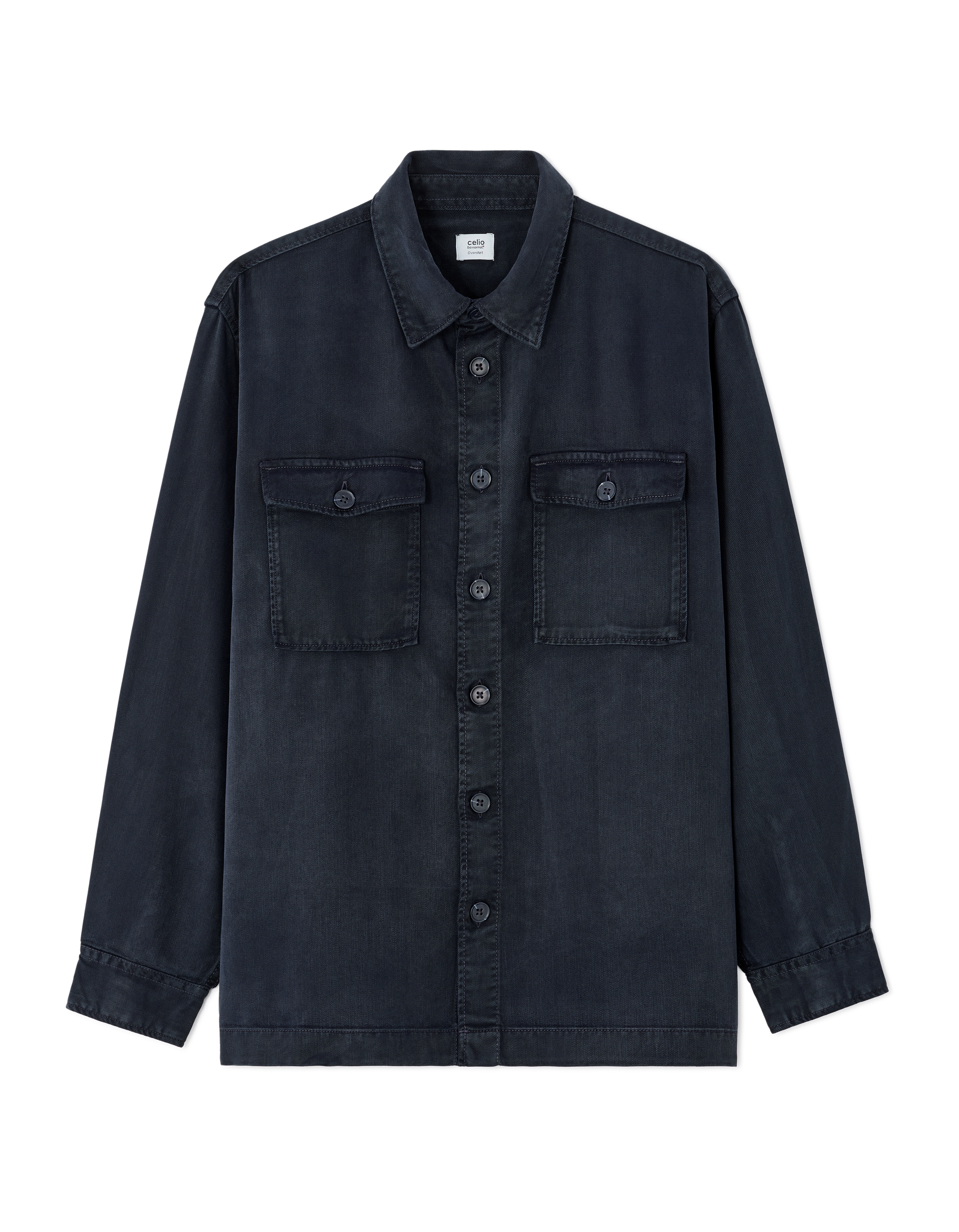 Surchemise unie en 100% TENCEL™ Lyocell - marine