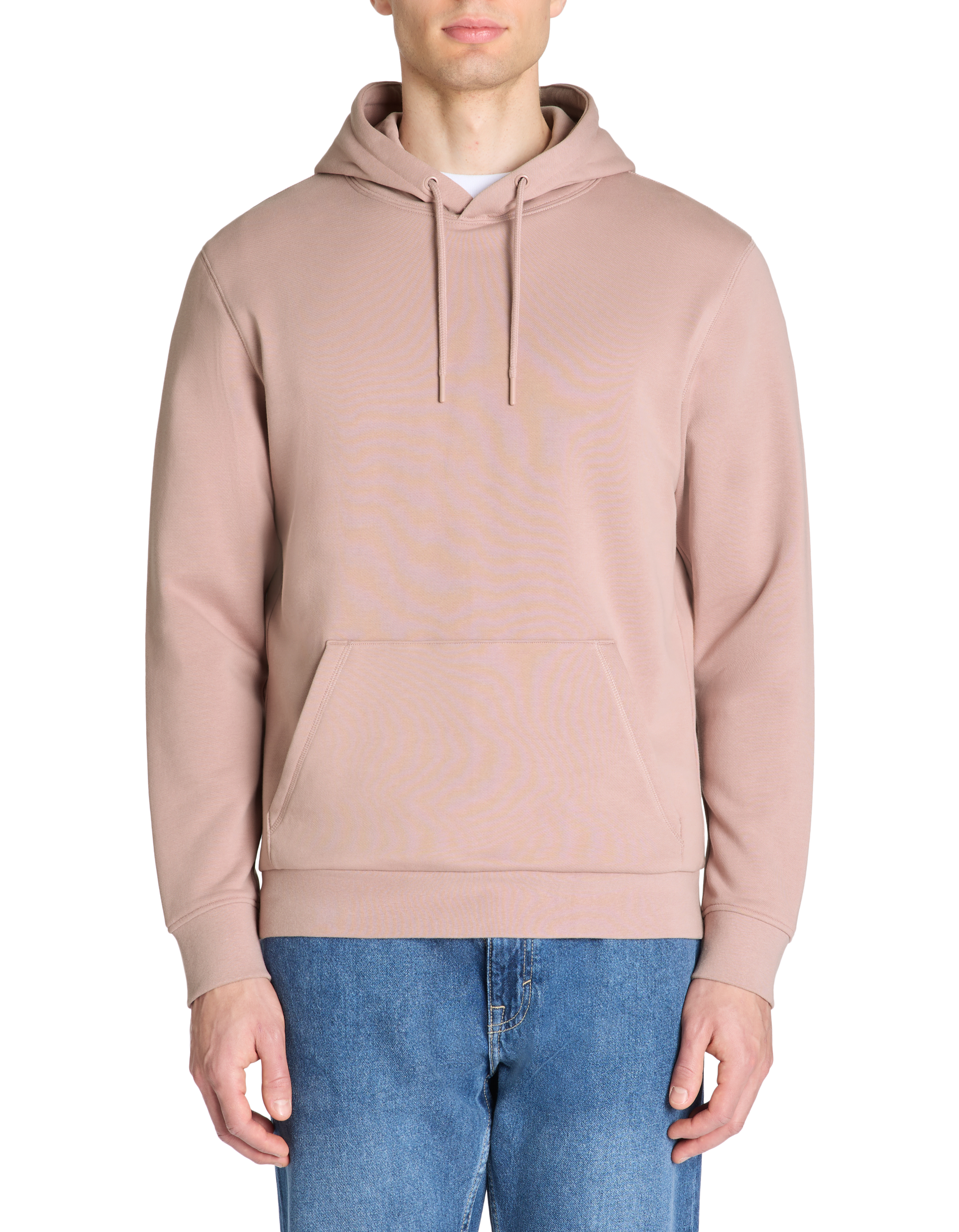 Sweat regular capuche 100% coton - violet - camaieu - Modalova