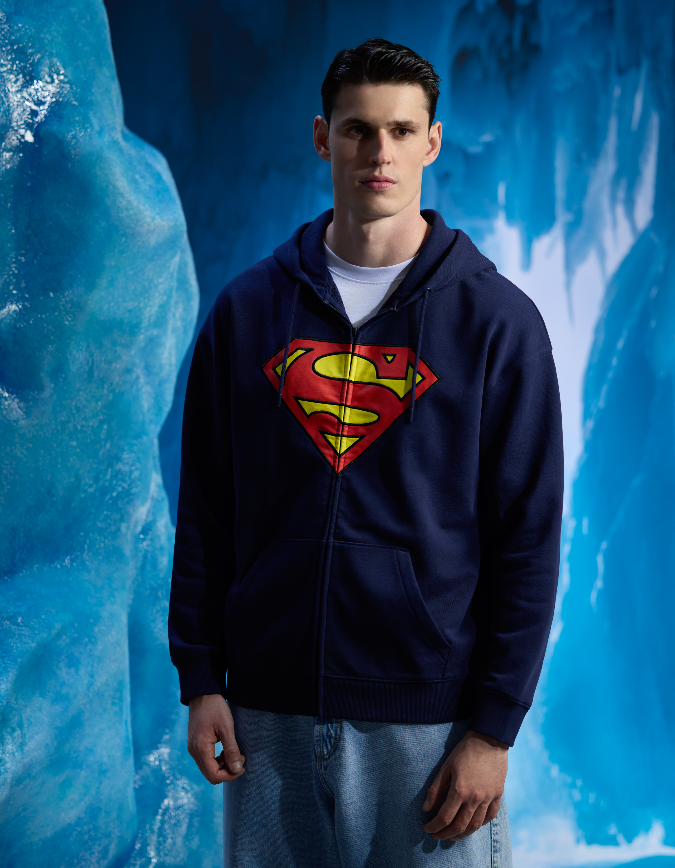 Superman - Sweat marine - camaieu - Modalova