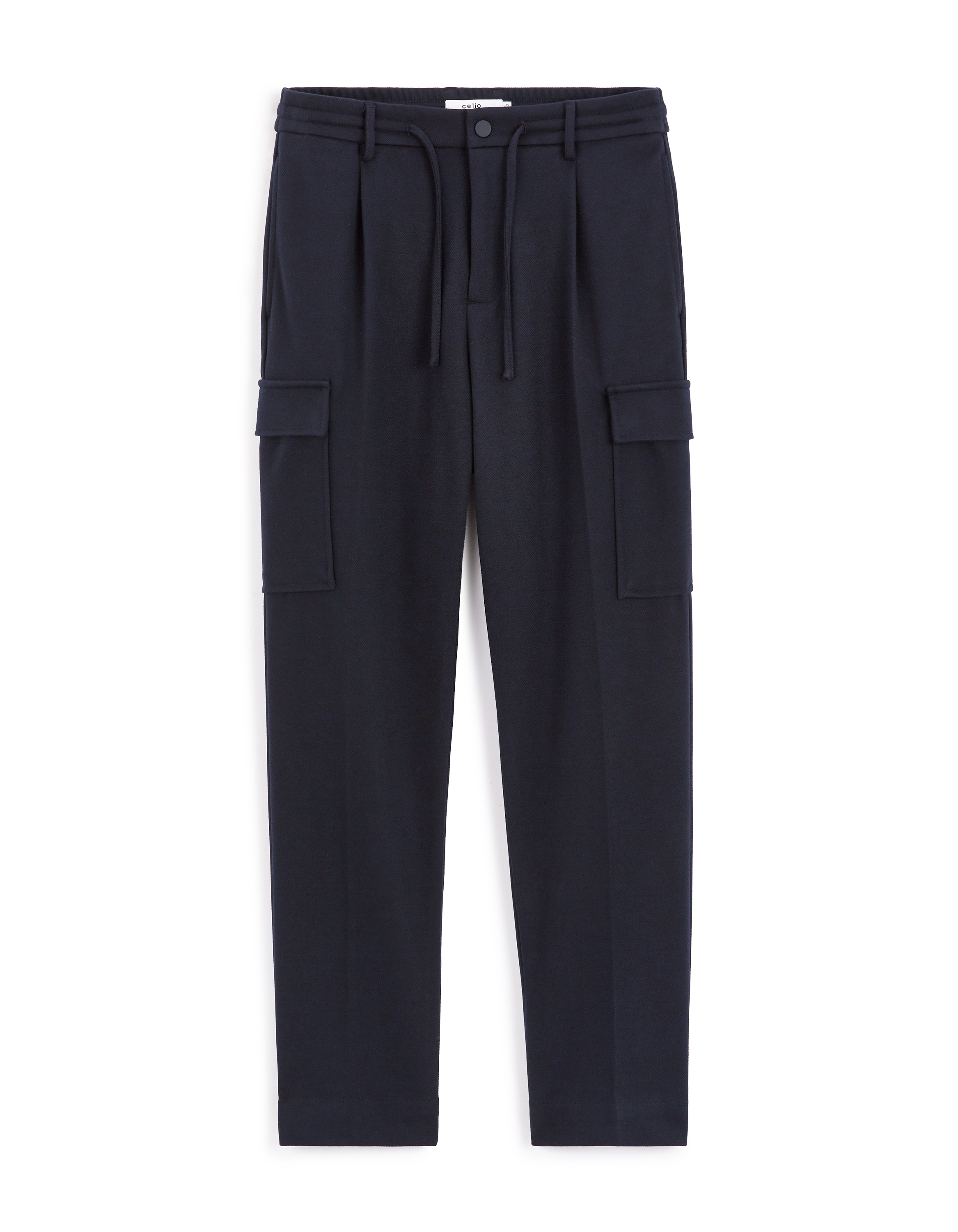 Pantalon cargo 24h straight coton stretch - marine