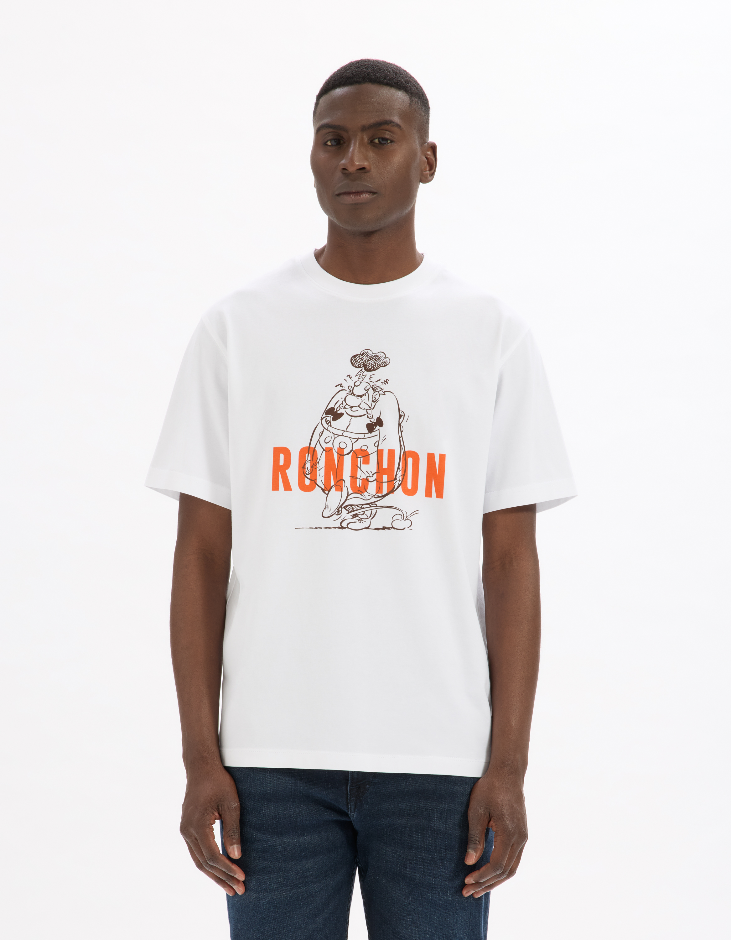 Astérix- T-shirt blanc - camaieu - Modalova
