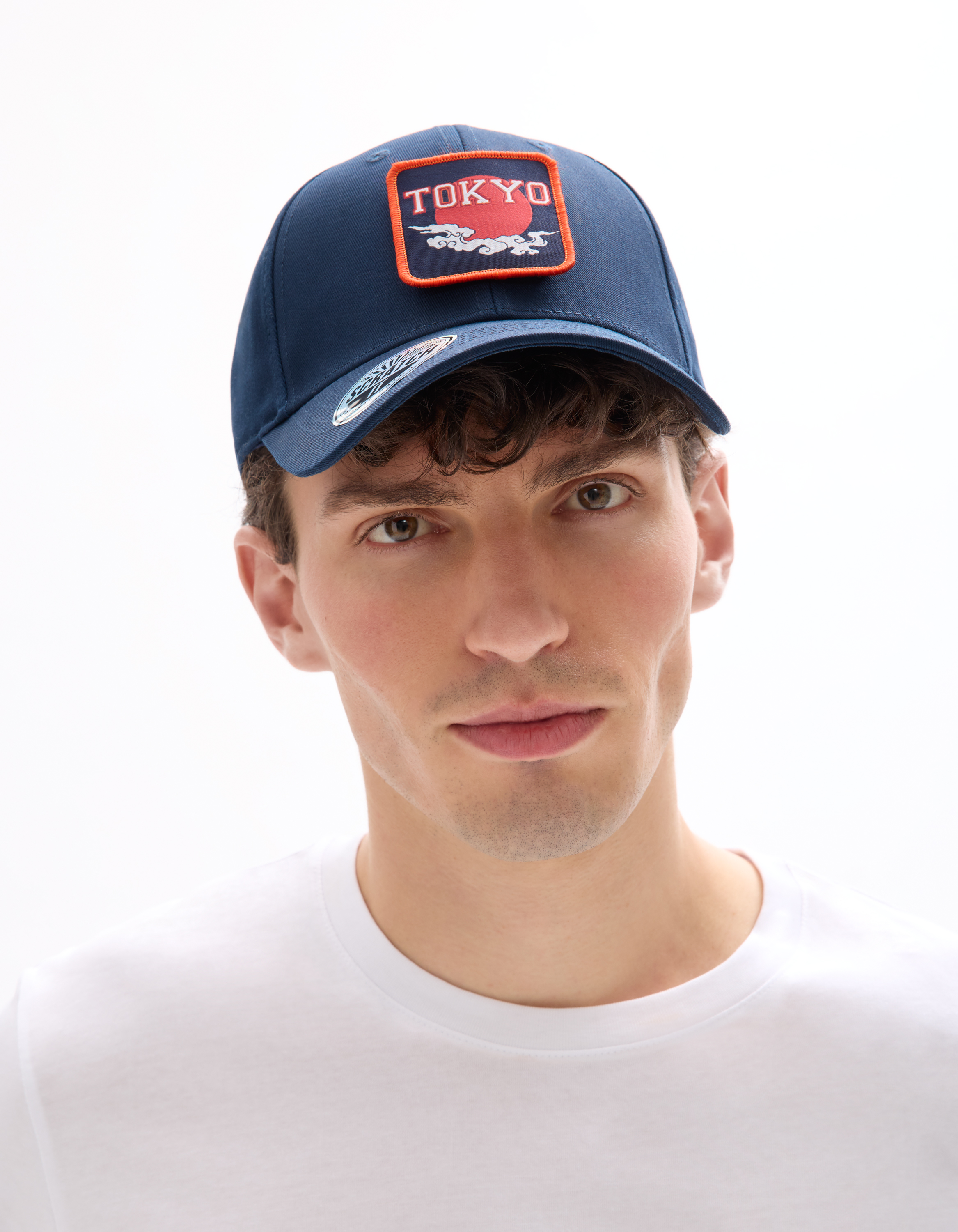 Casquette 100% coton - marine - camaieu - Modalova