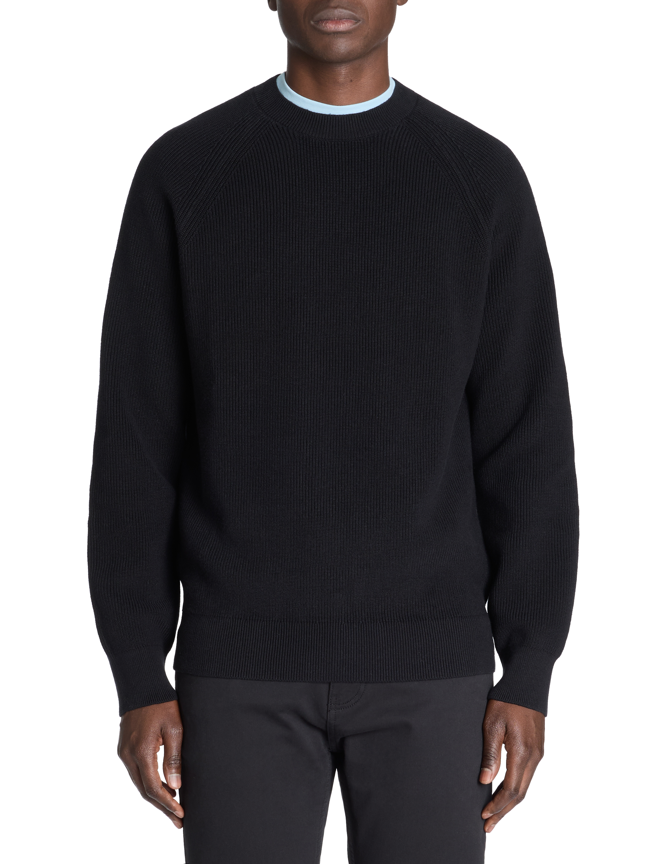 Pull regular col rond 100% coton - camaieu - Modalova