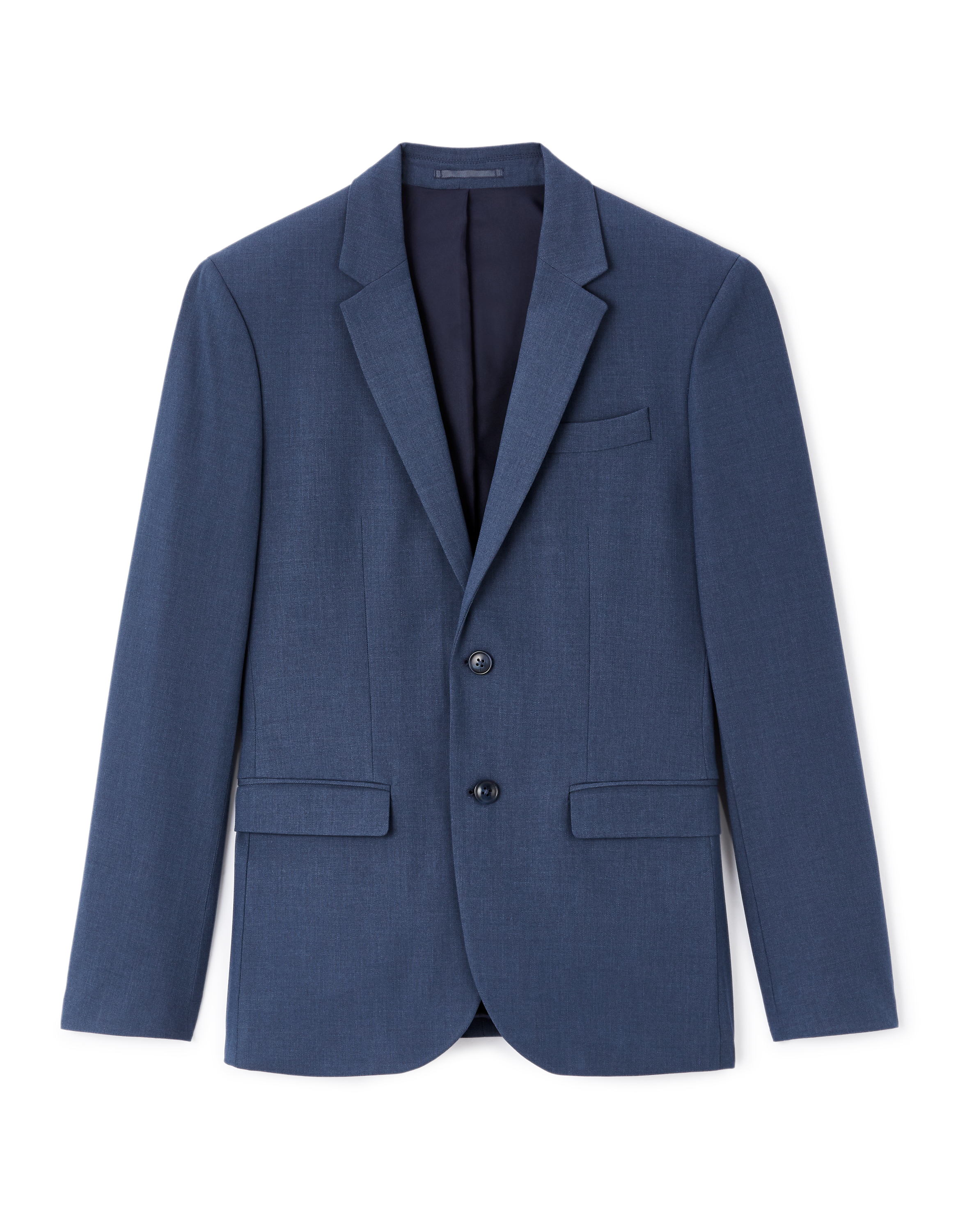 Veste de costume slim stretch - bleu