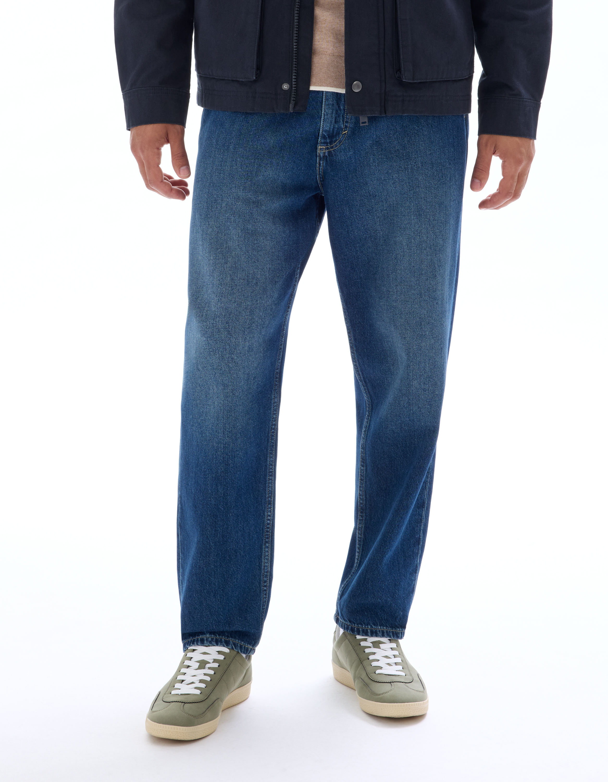 Jean relax 100% coton - brut - camaieu - Modalova