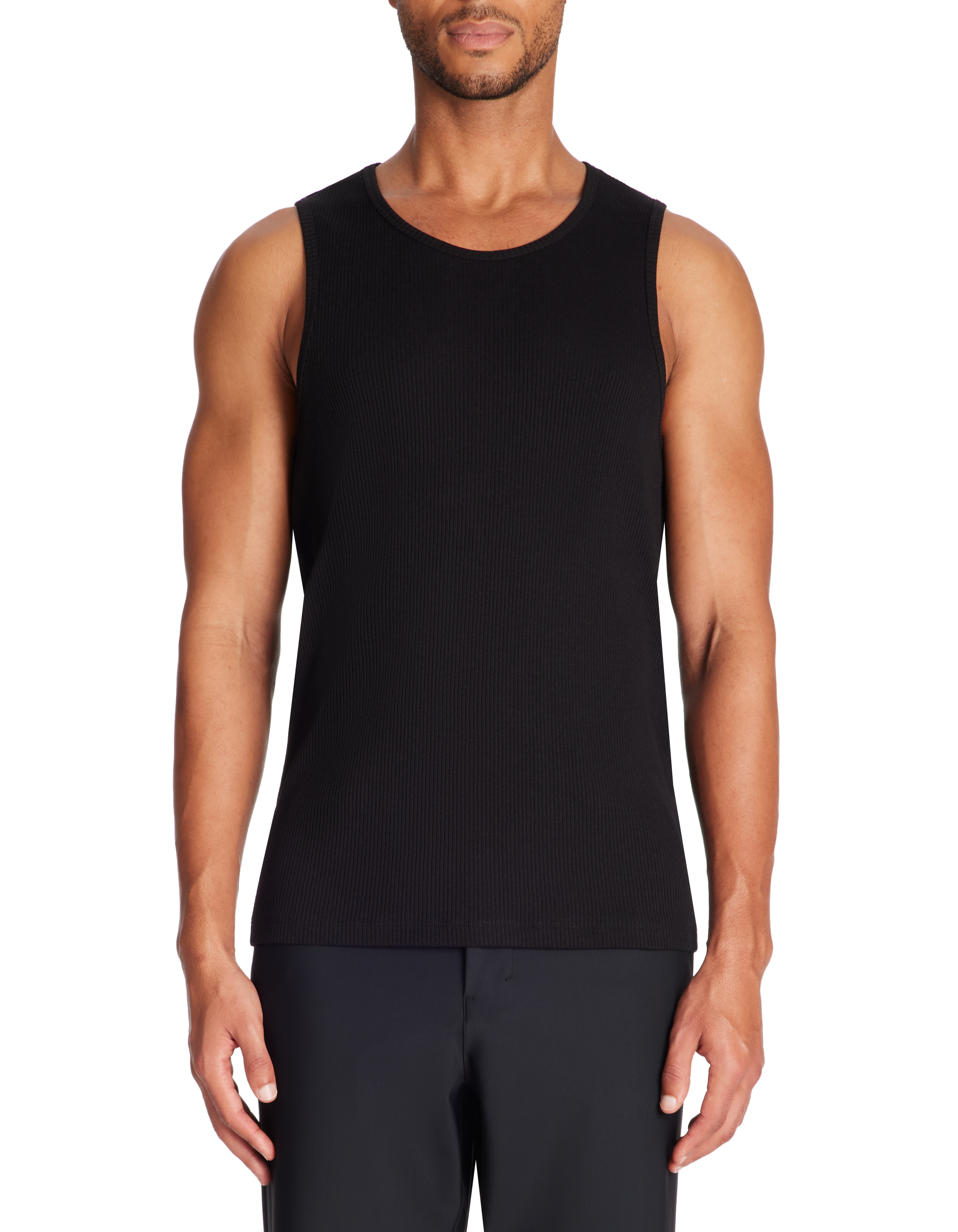 Débardeur slim coton côtelé stretch - camaieu - Modalova