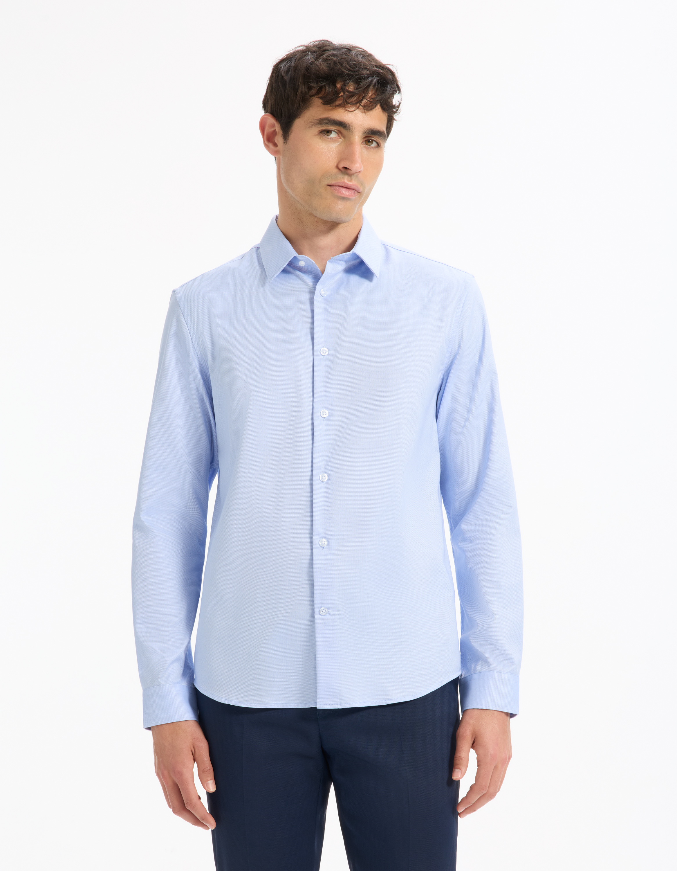 Chemise regular en oxford royal - camaieu - Modalova