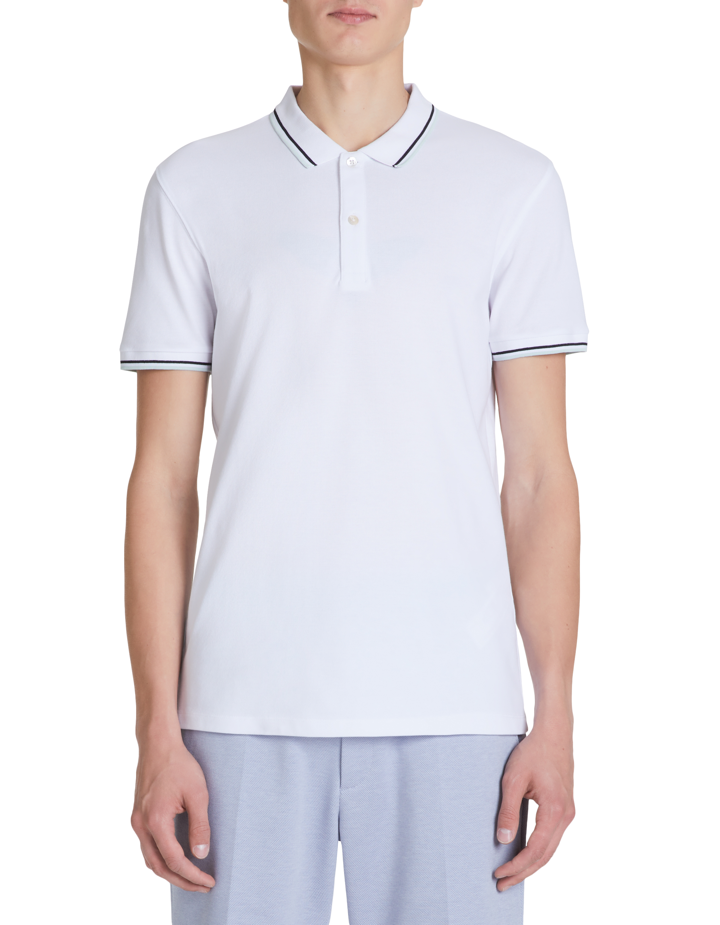 Polo piqué slim en coton stretch - camaieu - Modalova