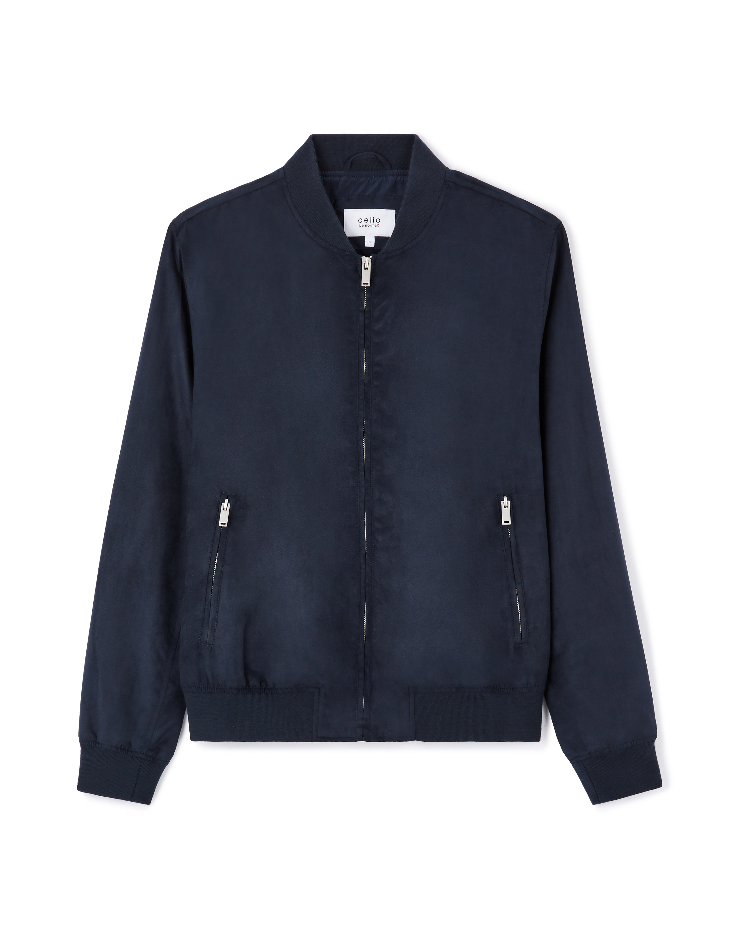 Veste col bomber - marine