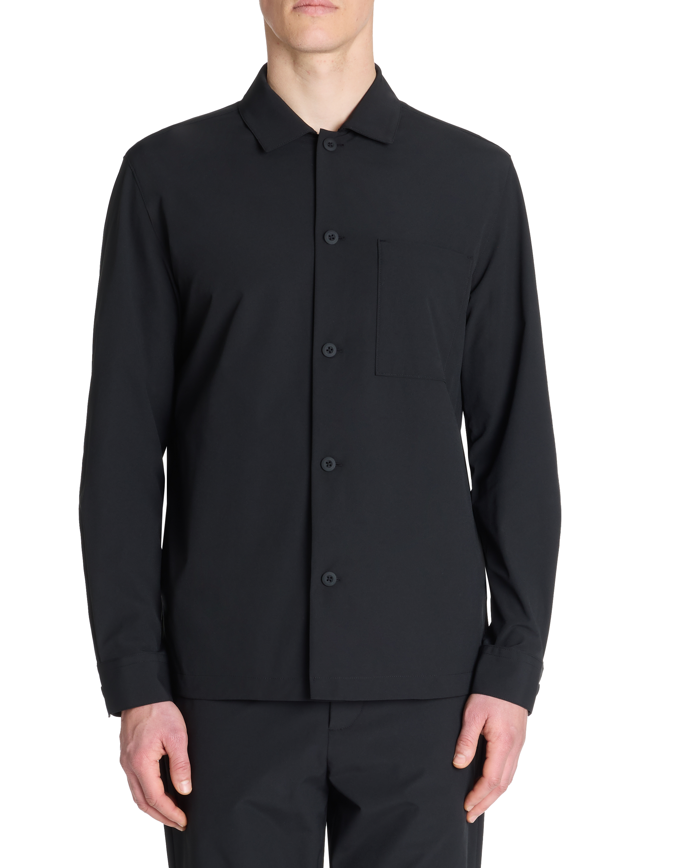 Surchemise technique uni 1 poche - camaieu - Modalova