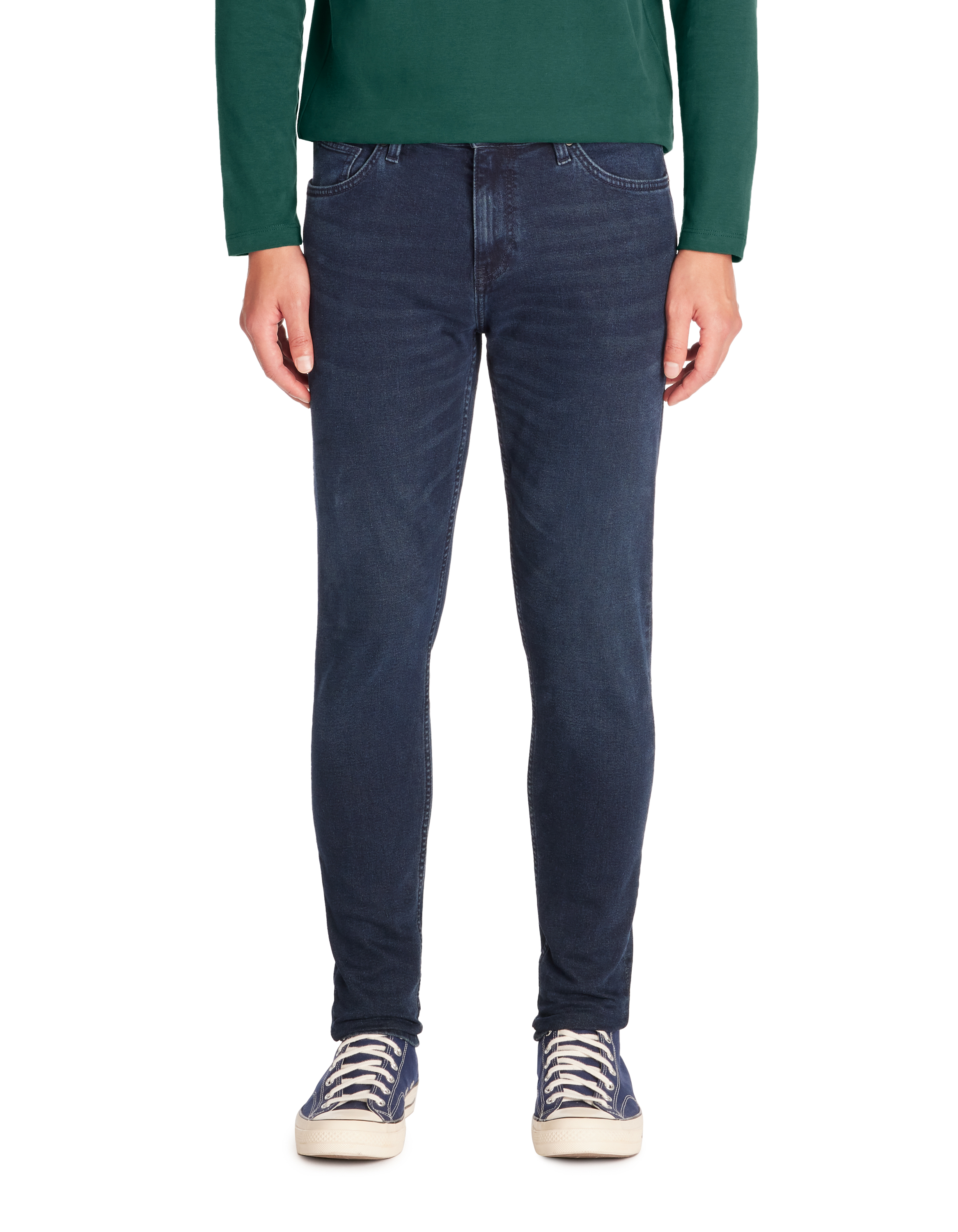 Jean skinny stretch - bleu foncé - camaieu - Modalova