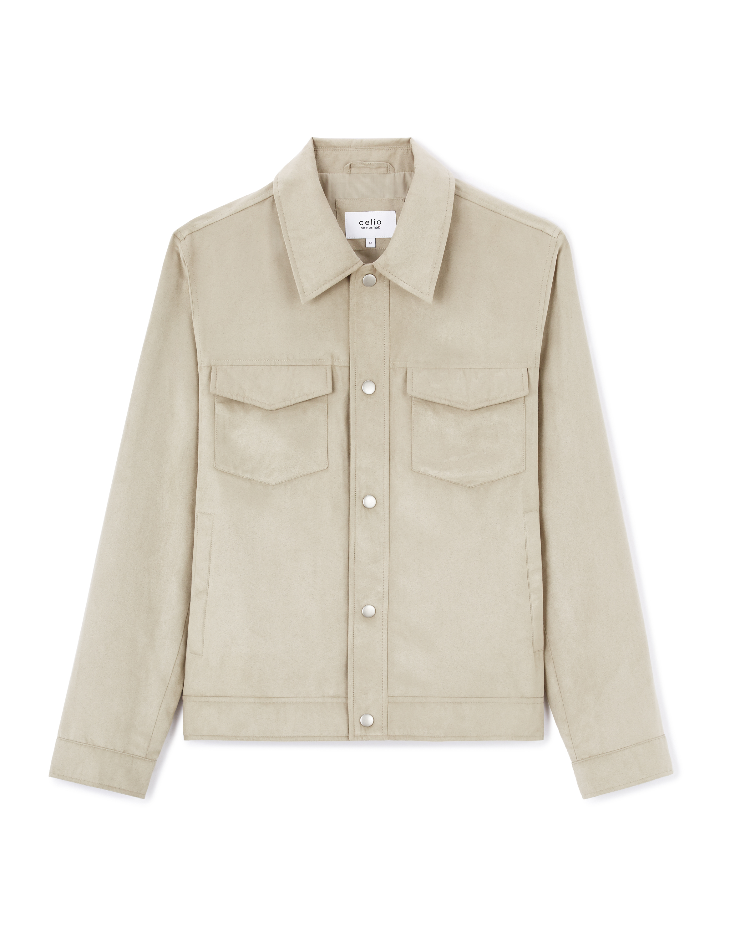 Veste col chemise - beige