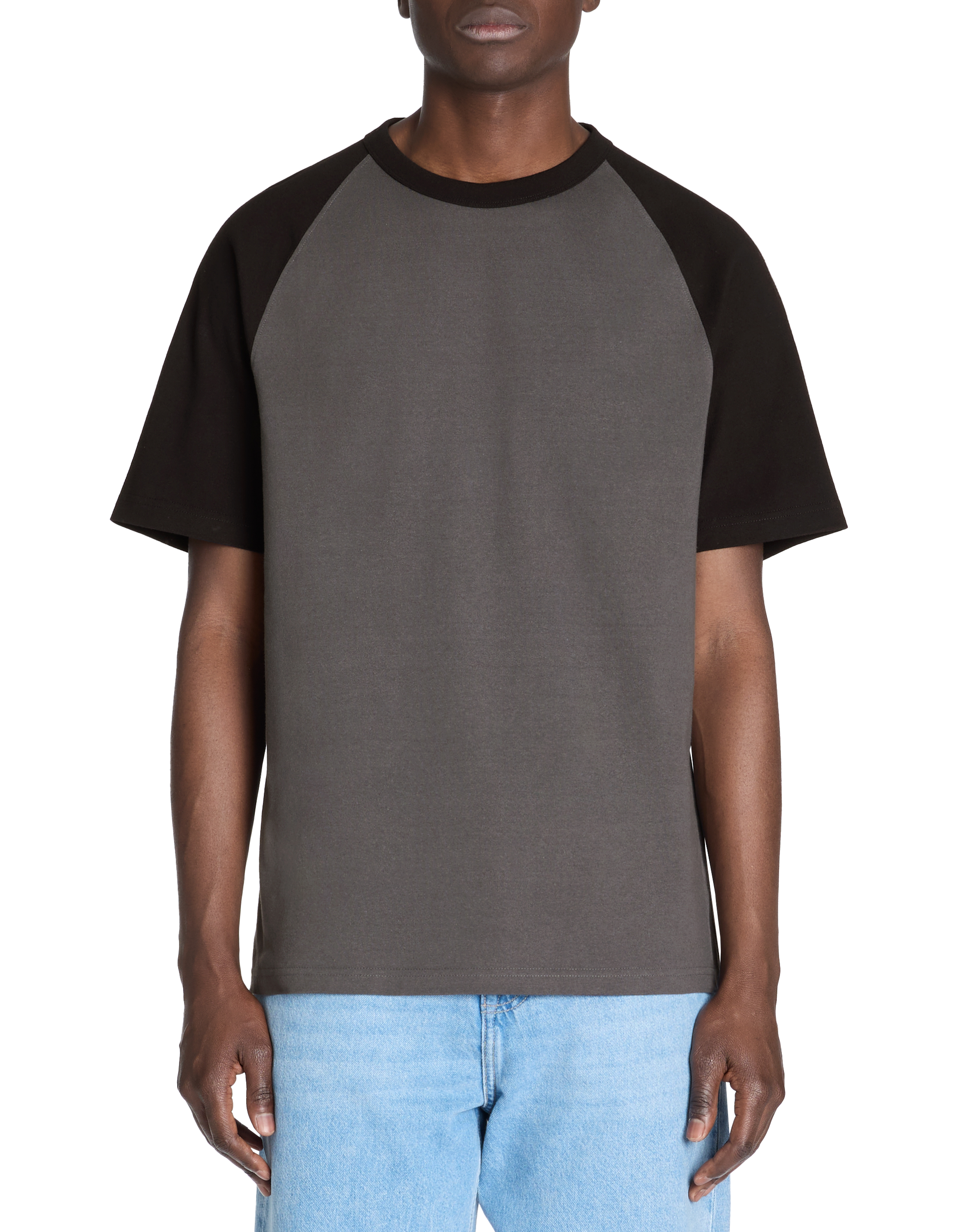 T-shirt boxy col rond 100% coton - camaieu - Modalova