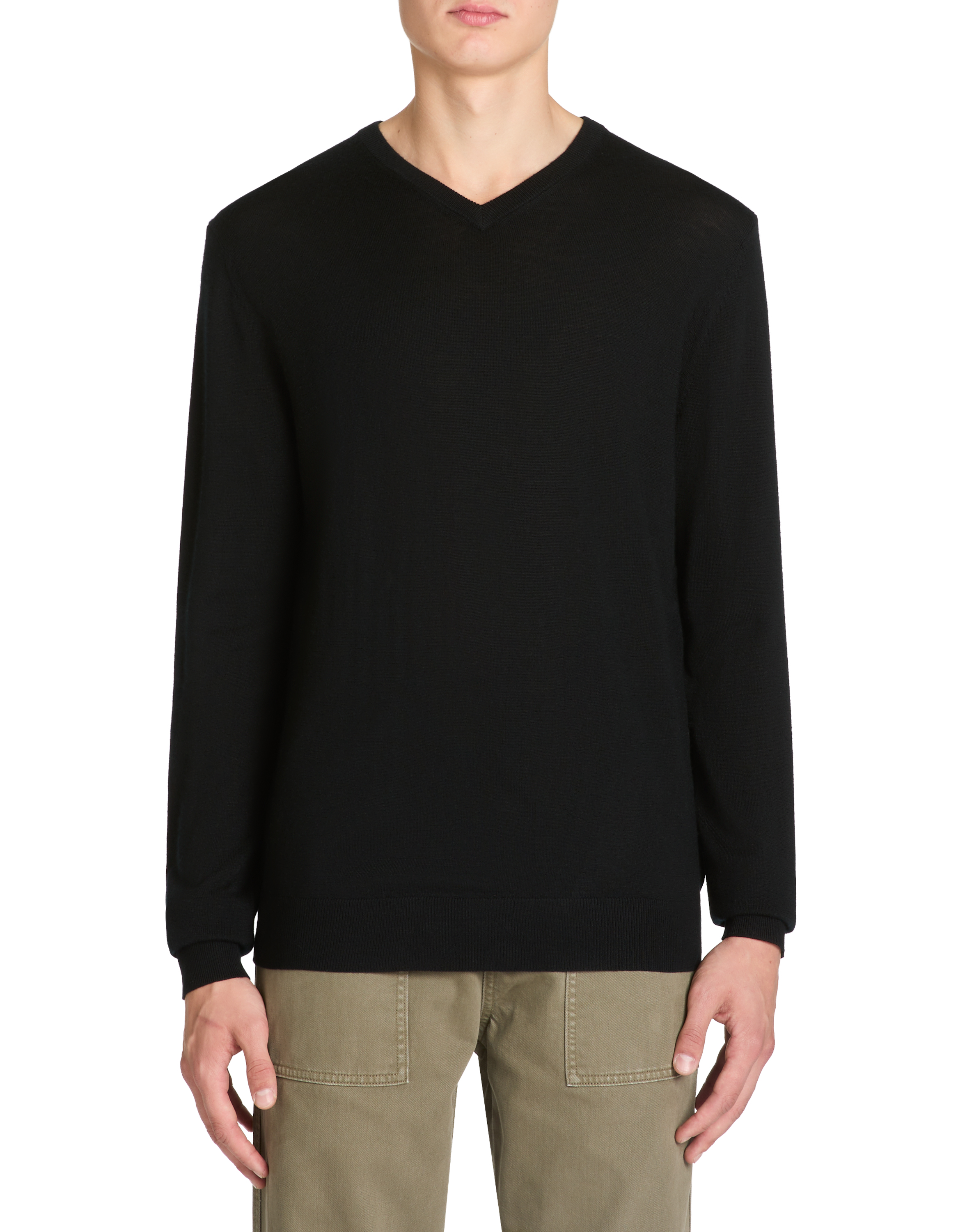 Pull col V 100% laine mérinos - camaieu - Modalova