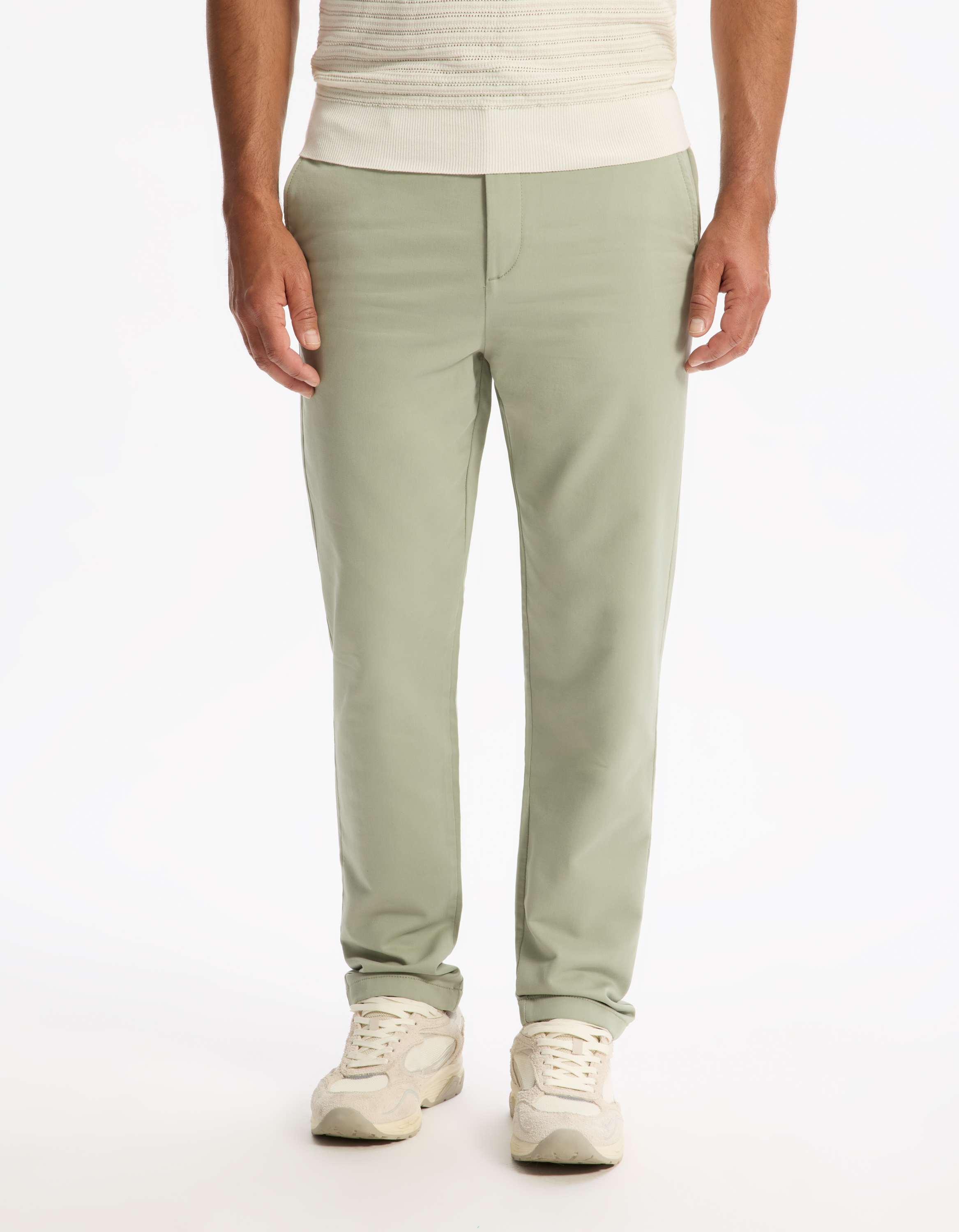 Chino slim - vert - camaieu - Modalova