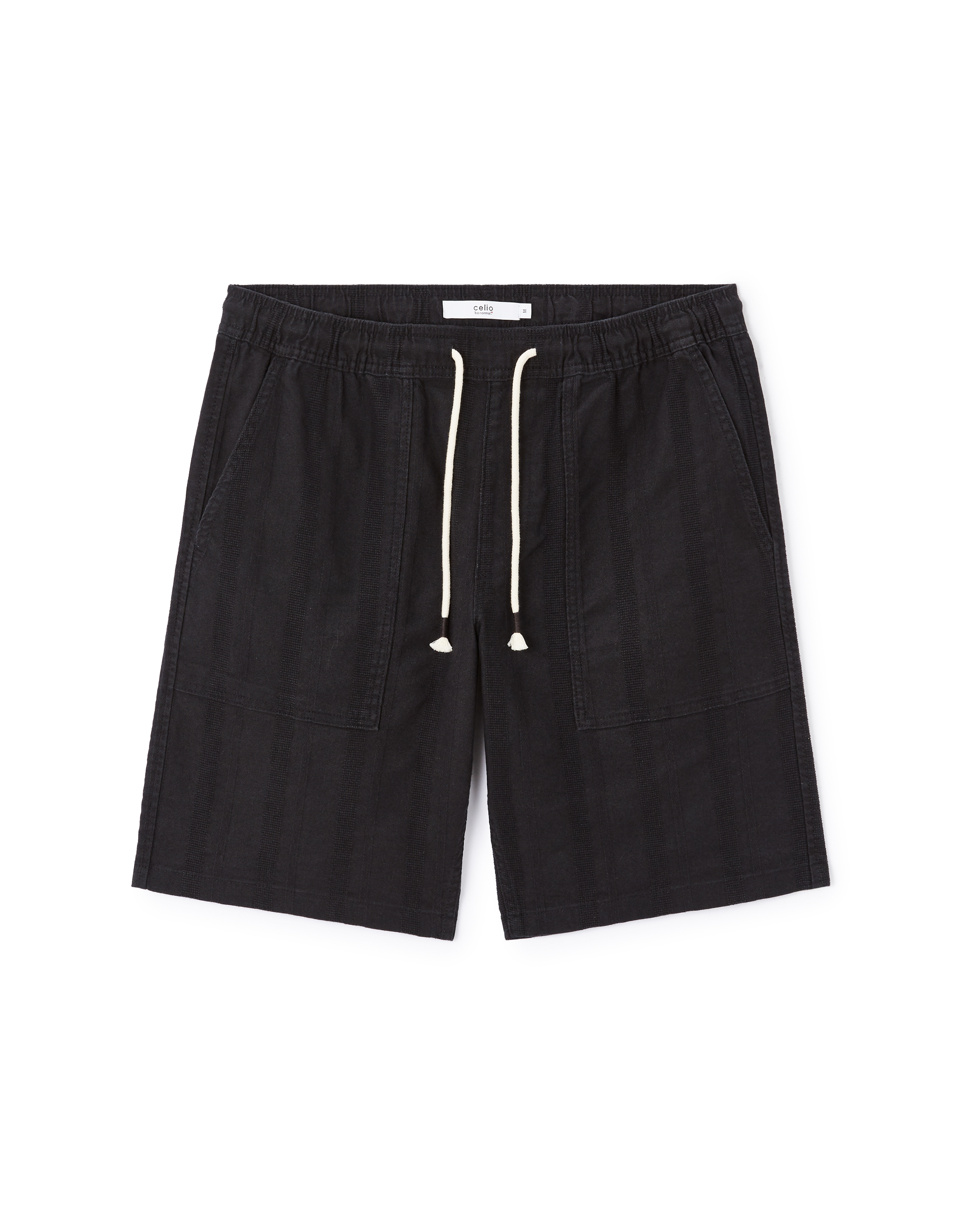 Bermuda 100% coton - noir