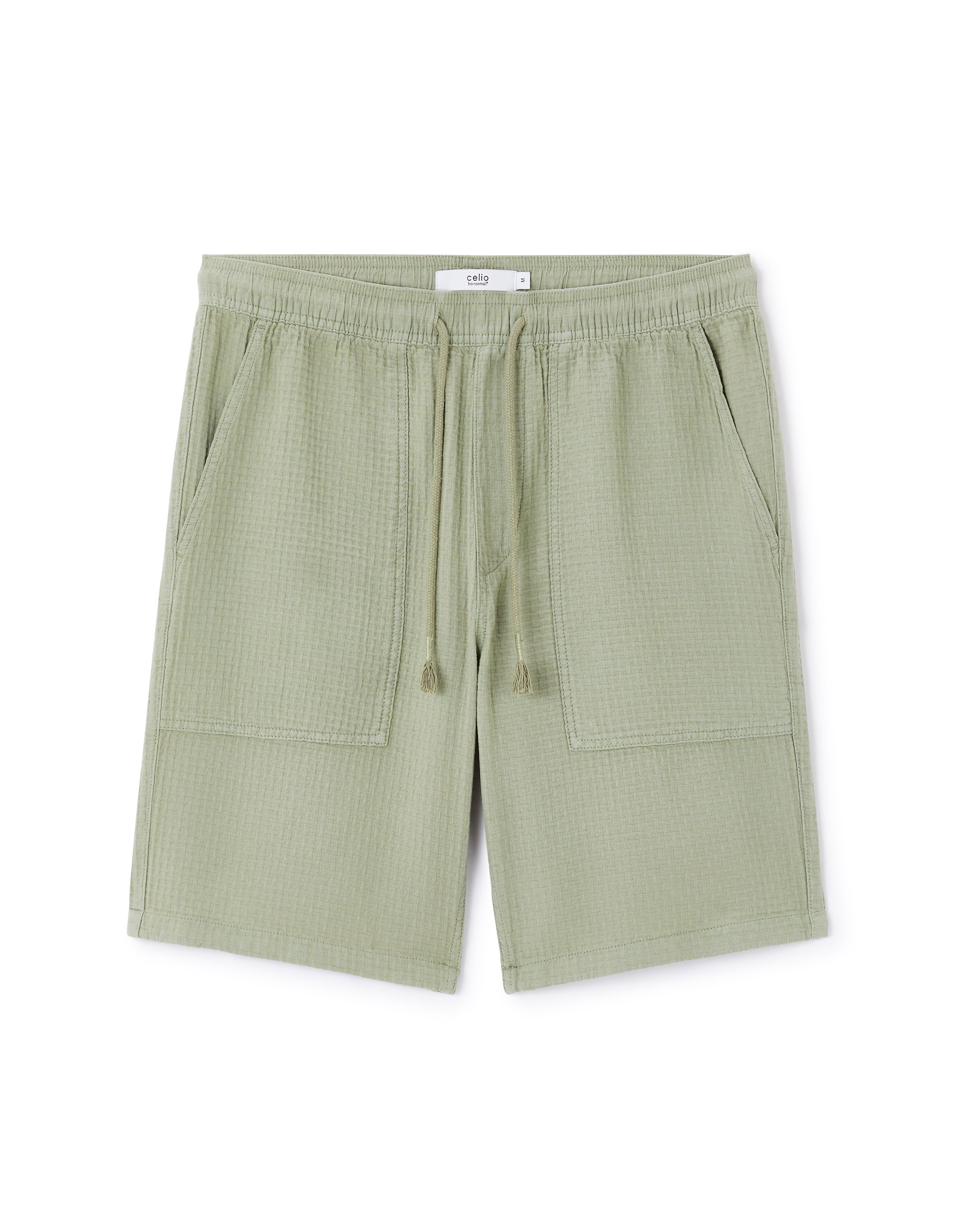 Bermuda 100% coton - vert