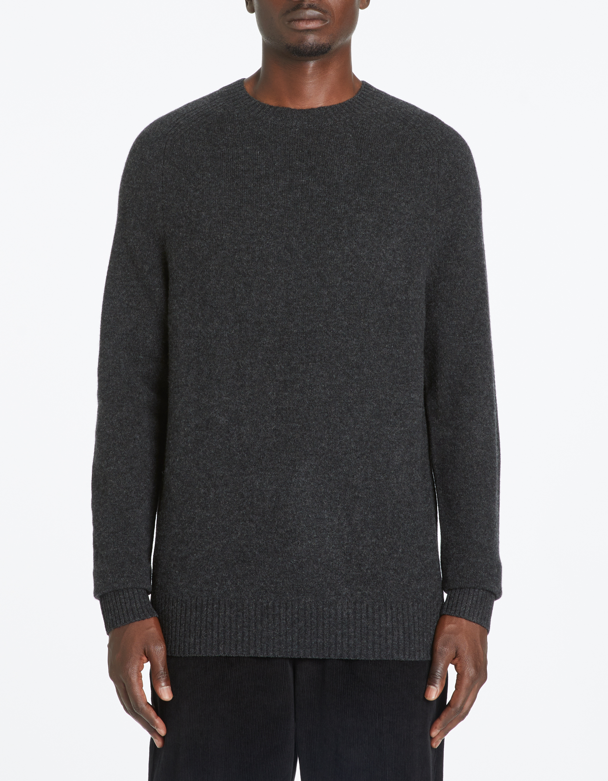 Pull col rond 100% laine d'agneau - camaieu - Modalova