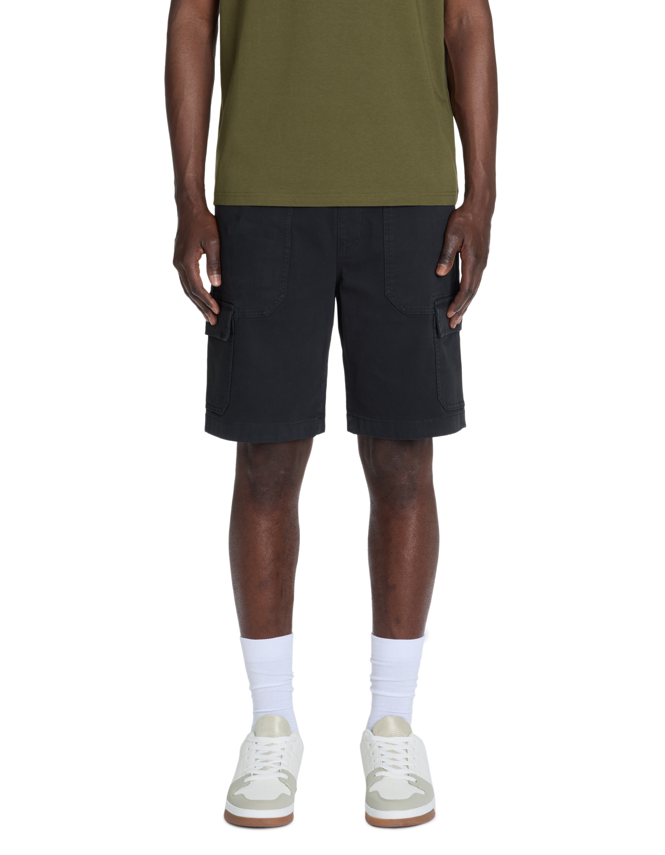 Bermuda cargo en coton stretch - camaieu - Modalova