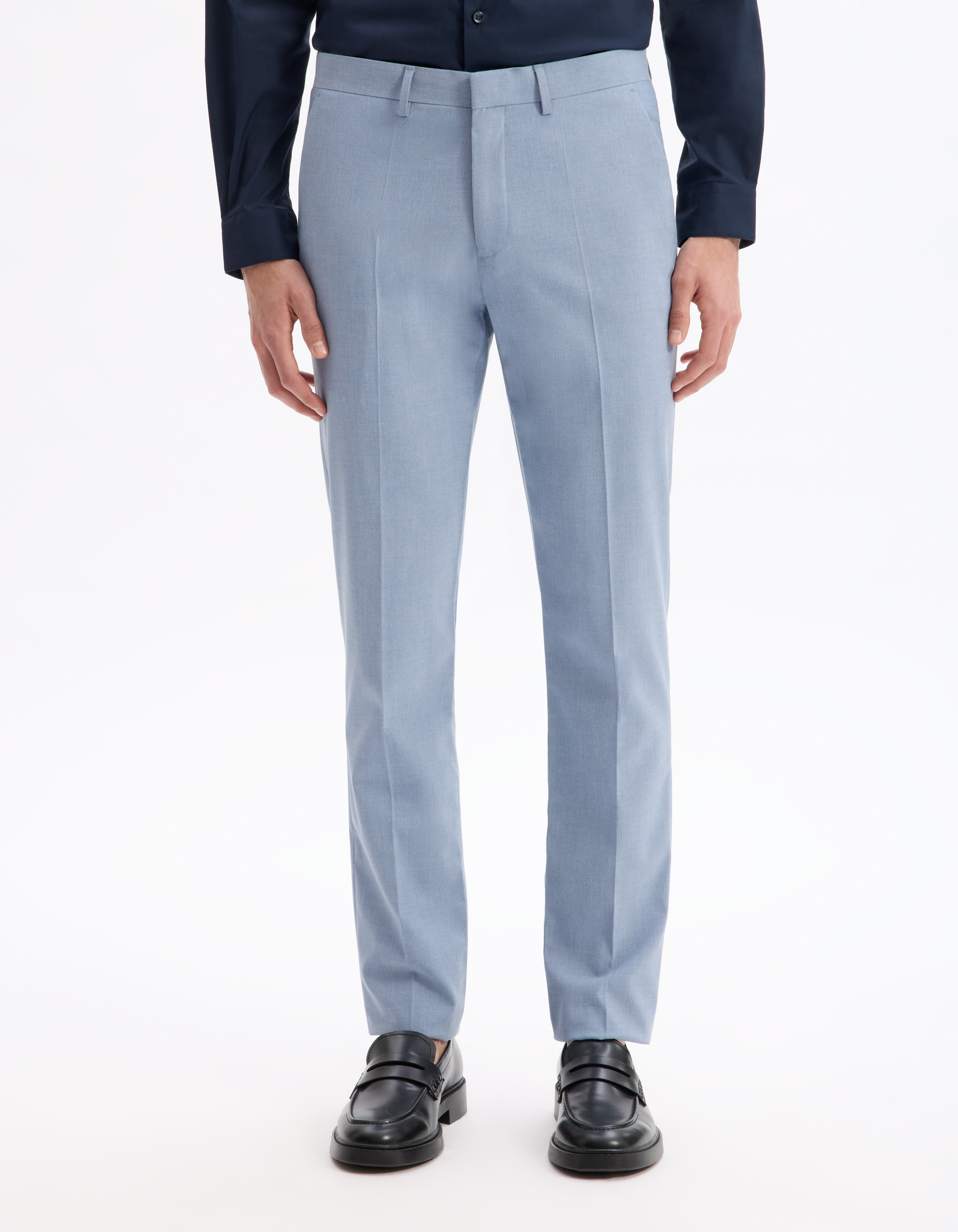 Pantalon de costume slim stretch - camaieu - Modalova