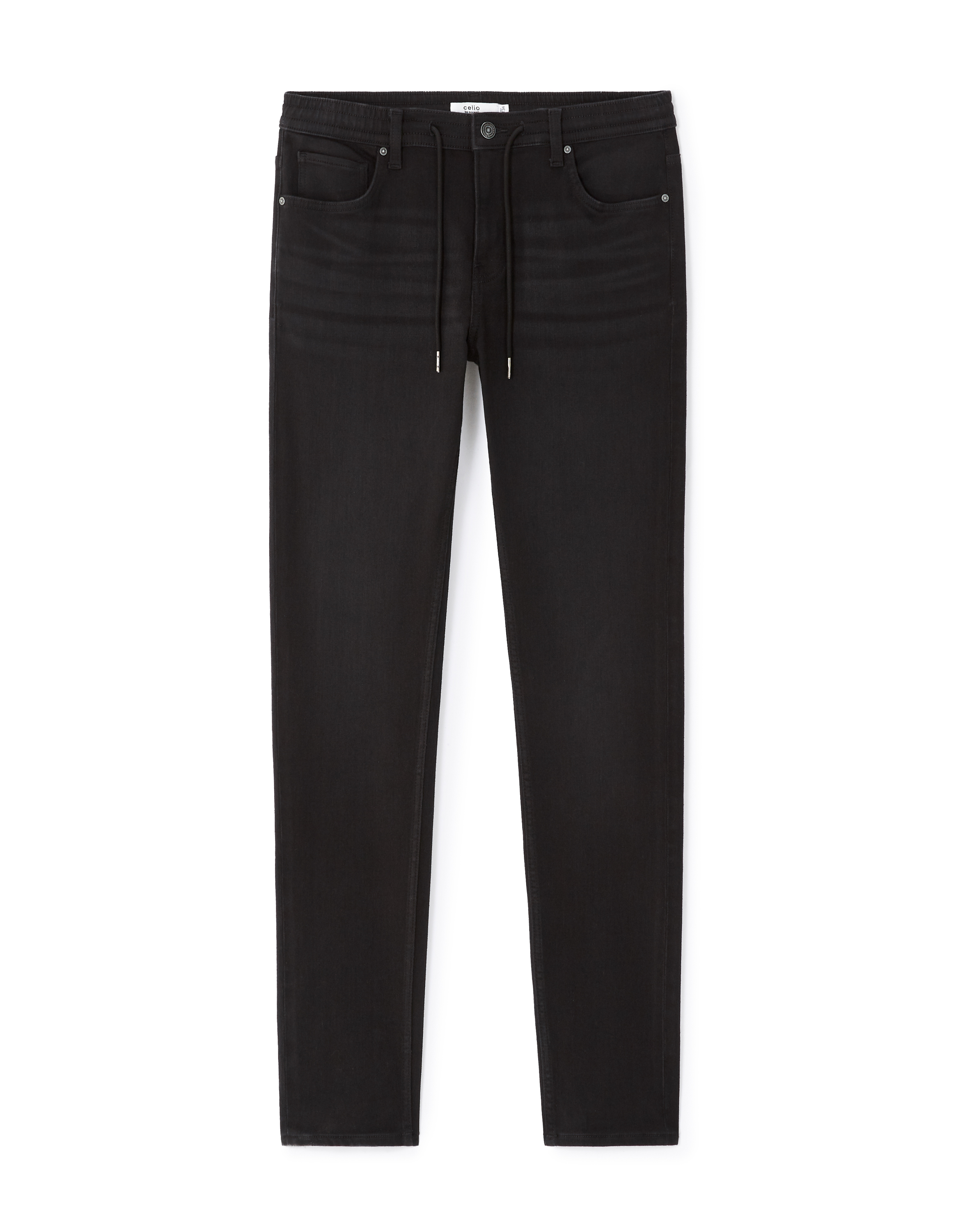 Jean jog slim coton stretch - noir