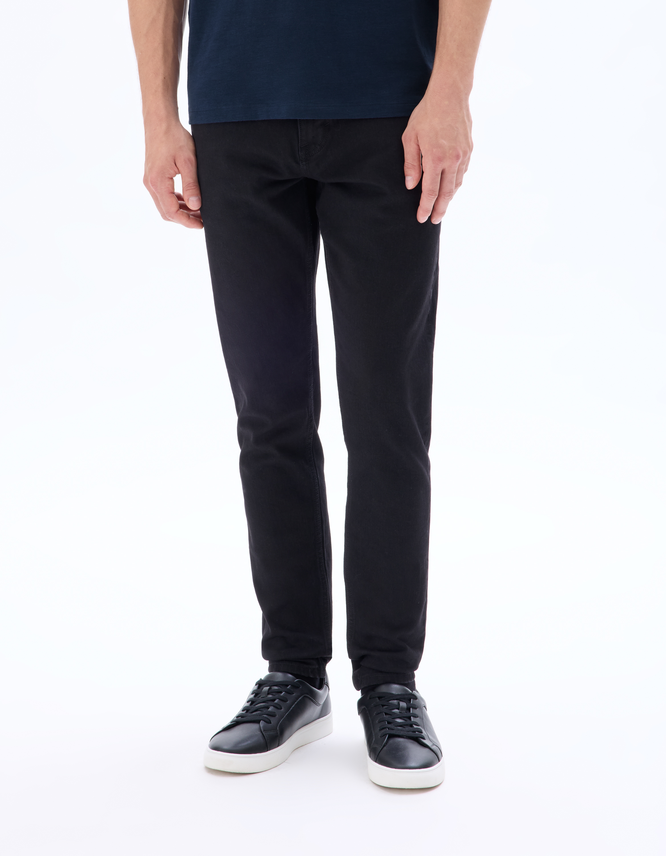 Jean skinny coton stretch - noir - camaieu - Modalova