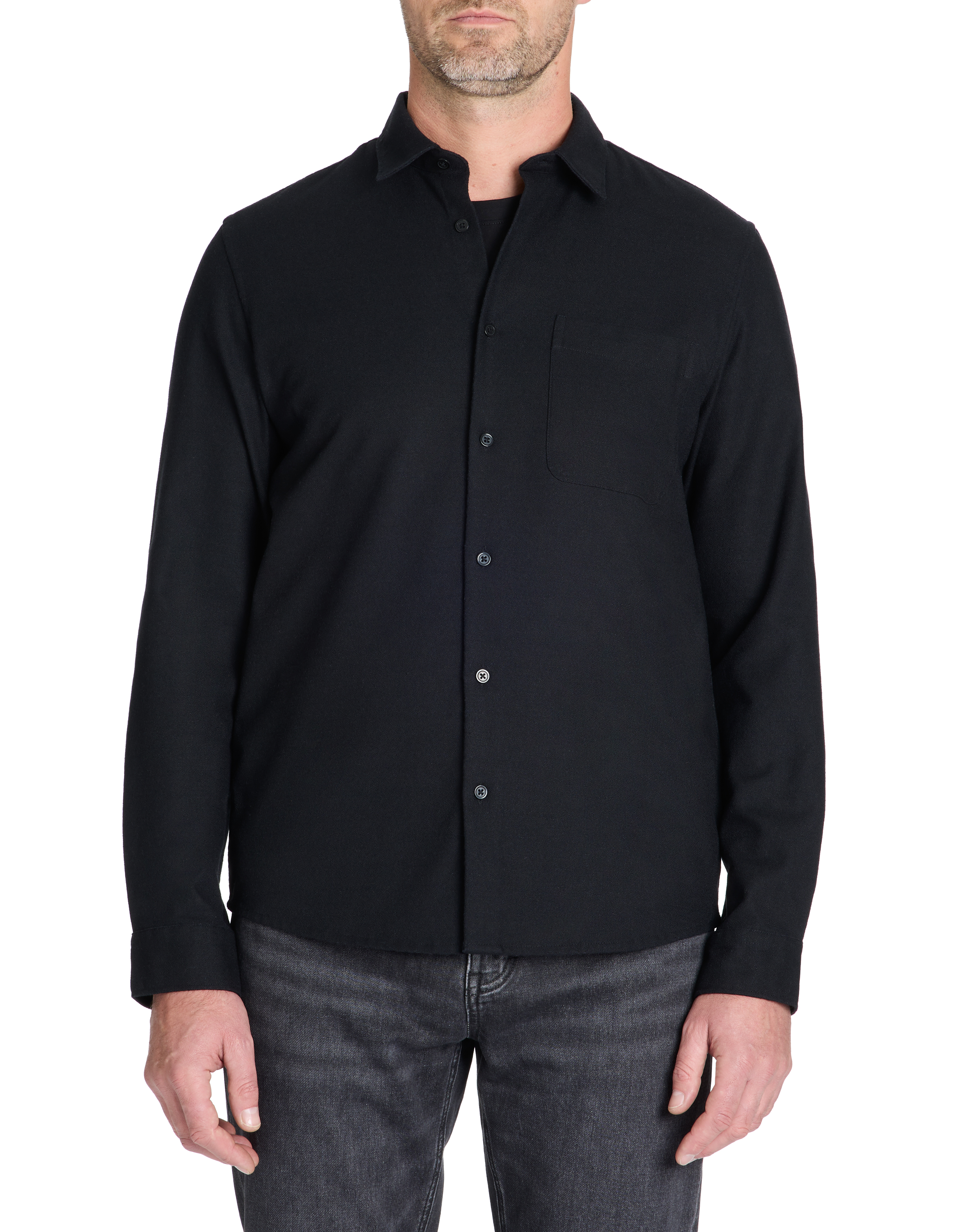 Chemise regular casual en coton mélangé - camaieu - Modalova