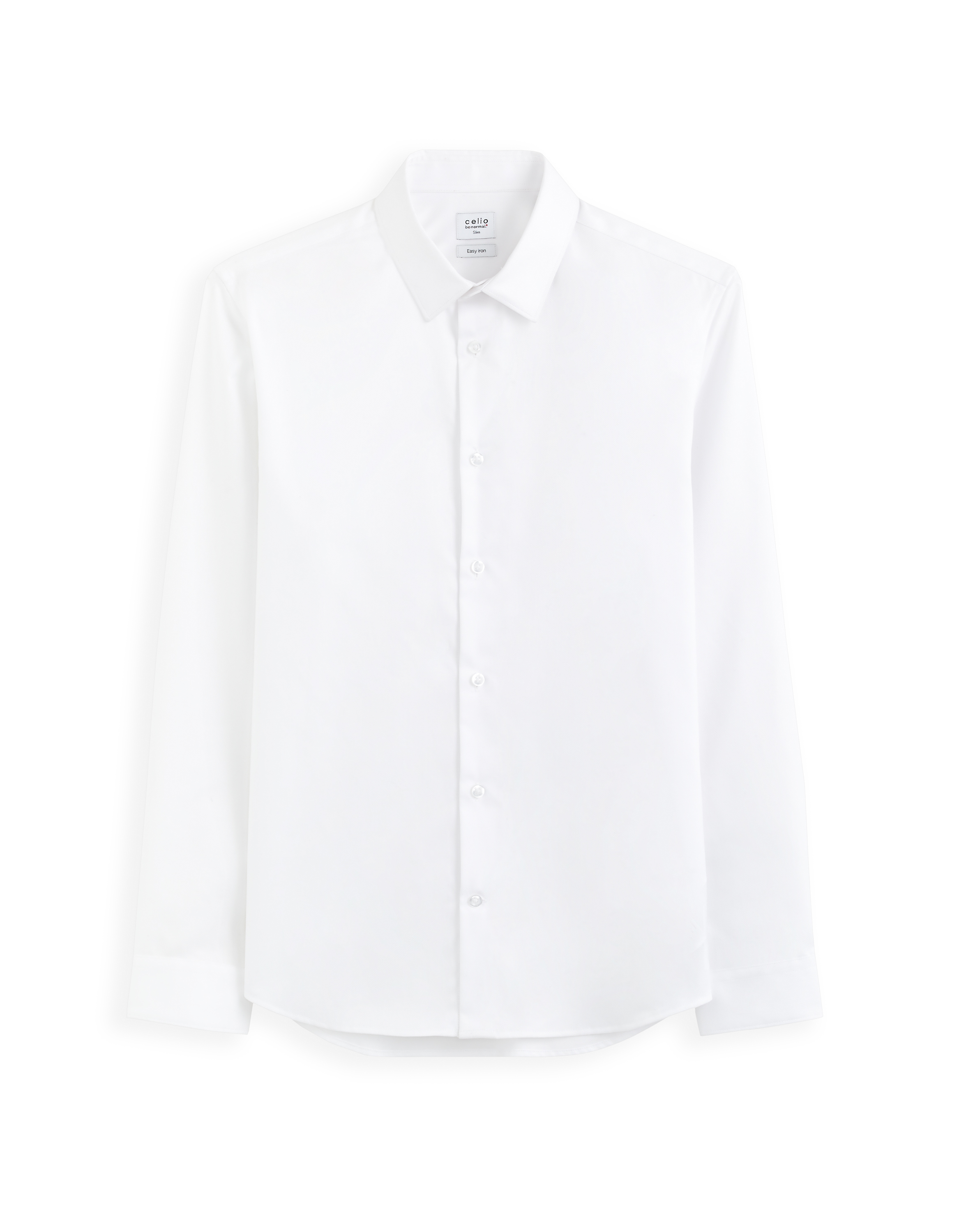 Chemise slim en oxford royal - blanc