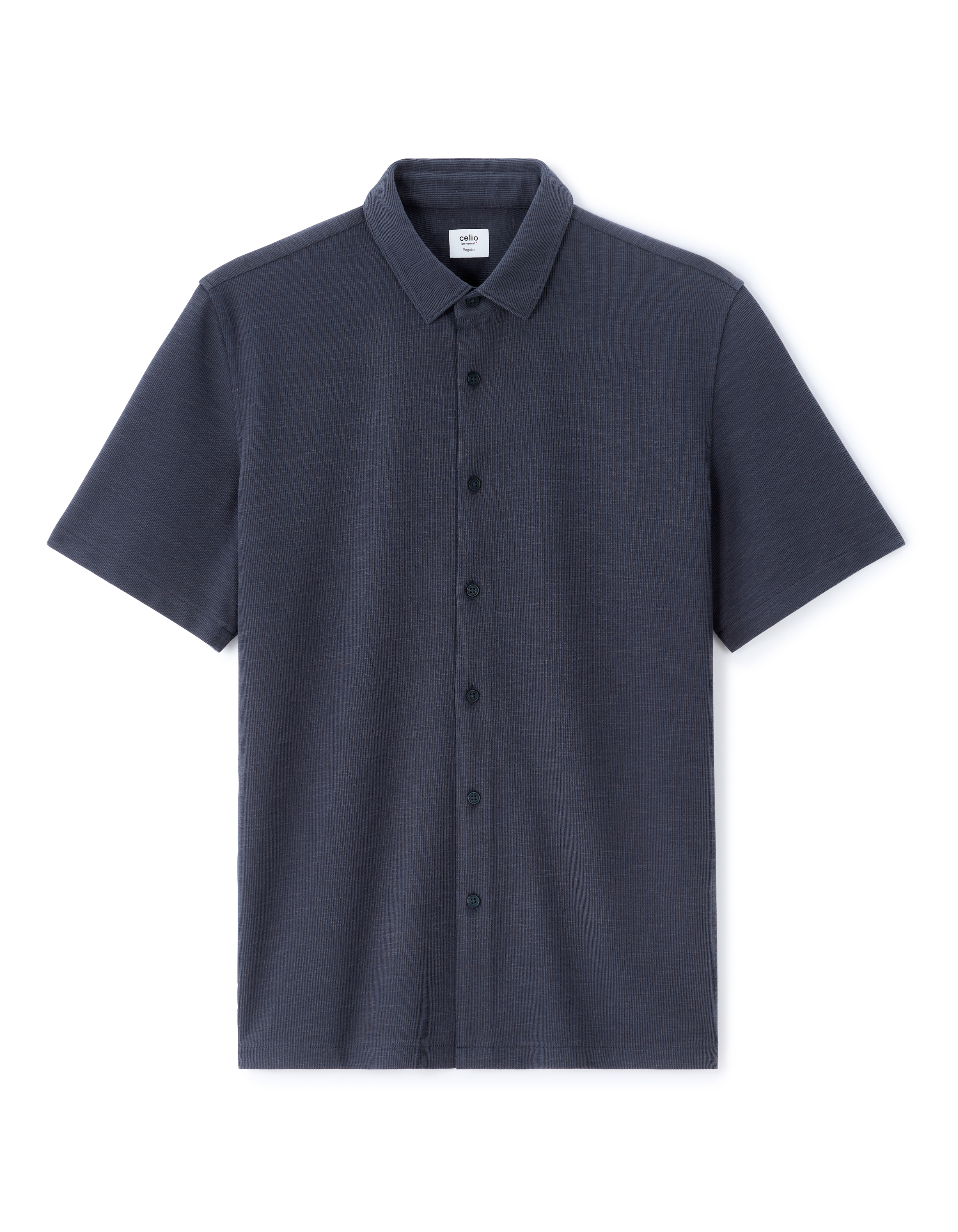Chemisette regular en jersey - marine