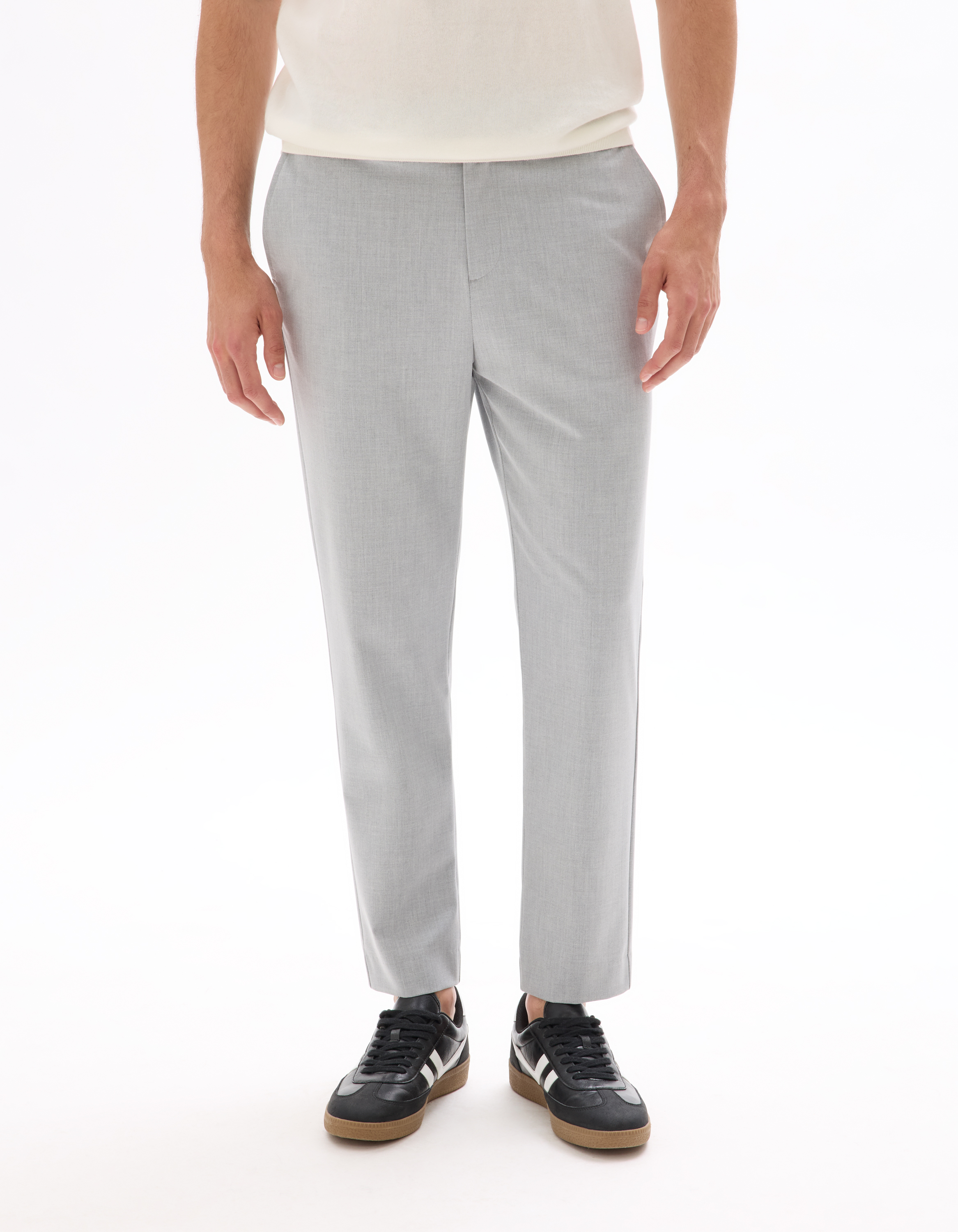 Pantalon 24H stretch - gris clair - camaieu - Modalova